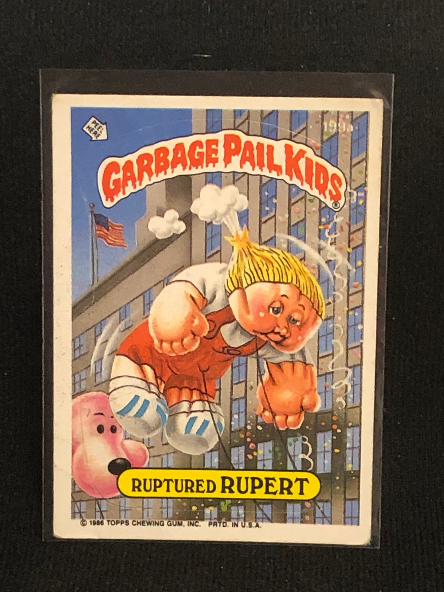 Garbage Pail Kids Original Series 5 (os5) 199a Ruptured Rupert