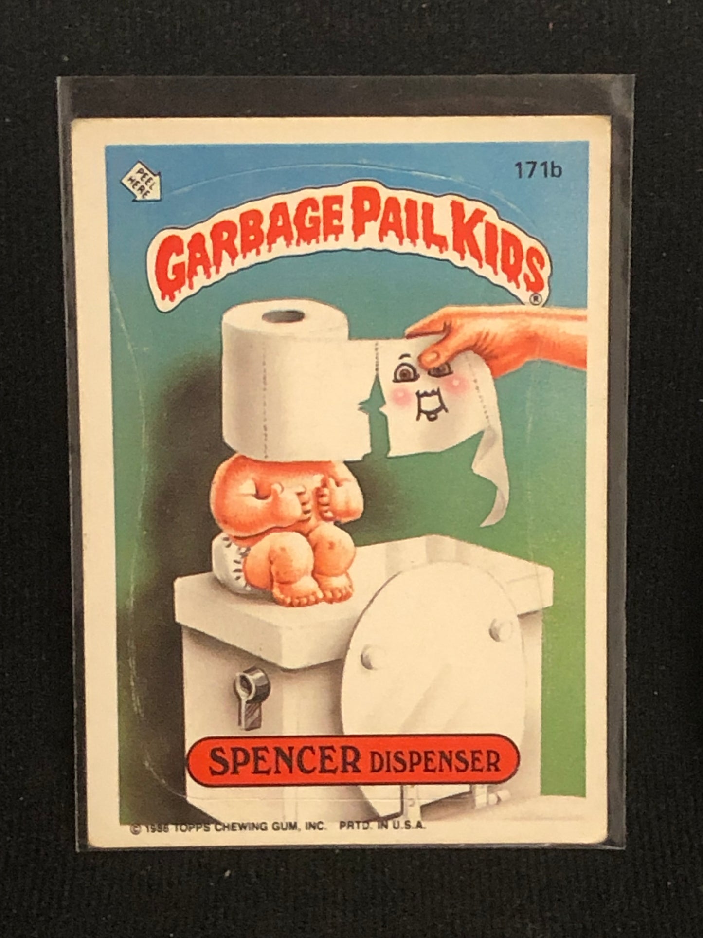 Garbage Pail Kids Original Series 5 (os5) 171b Spencer Dispenser