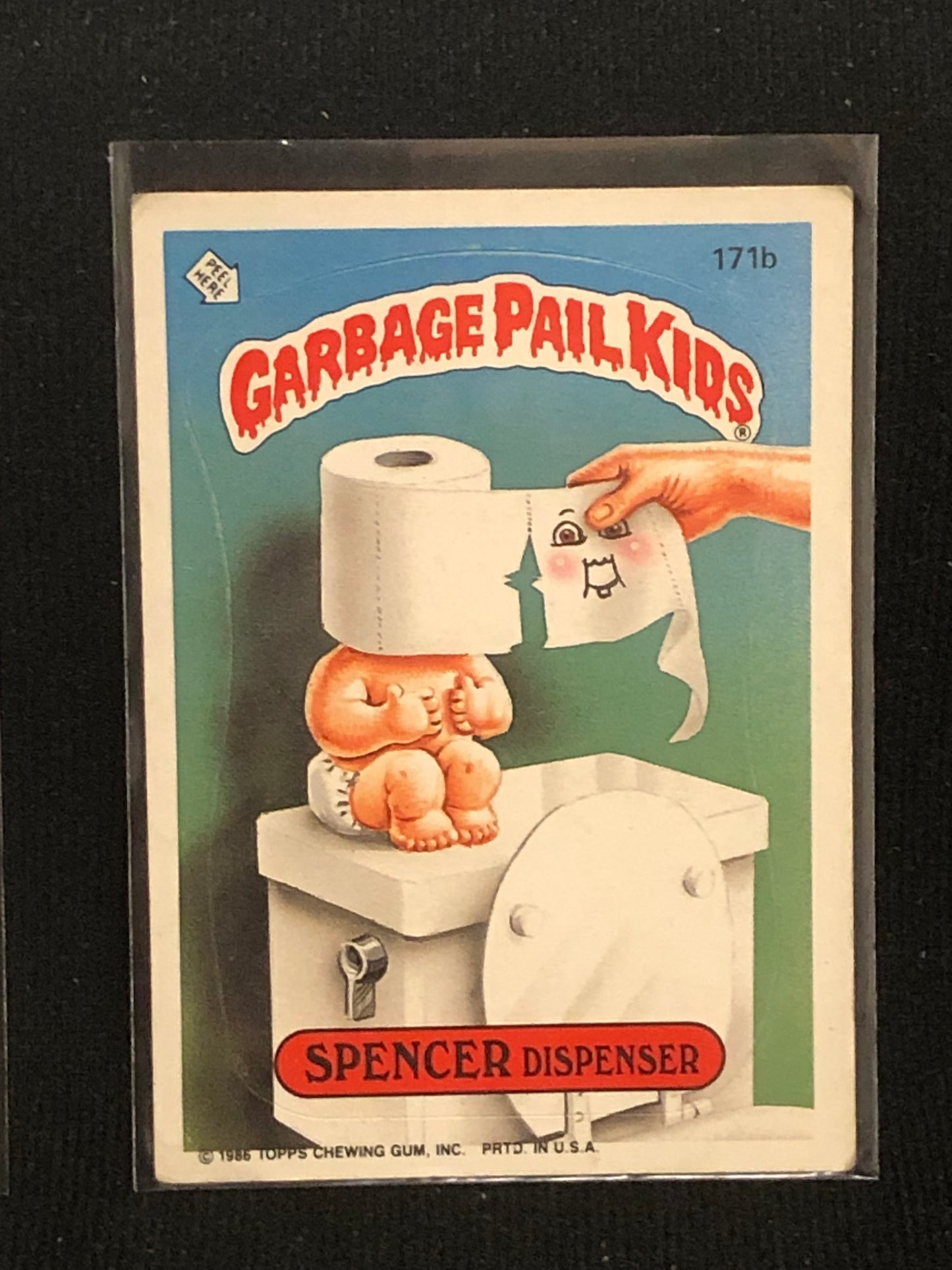 Garbage Pail Kids Original Series 5 (os5) 171b Spencer Dispenser