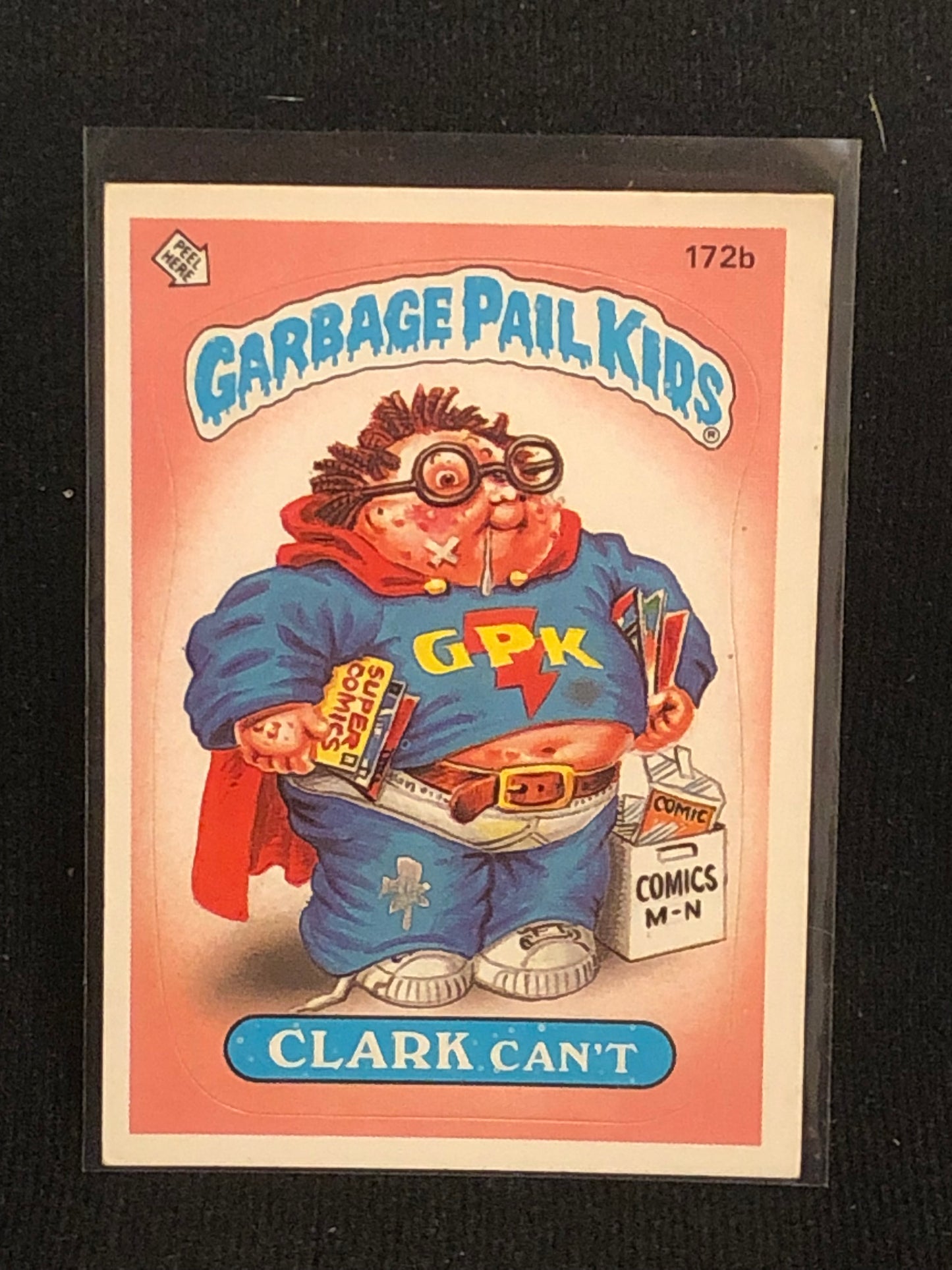 Garbage Pail Kids Original Series 5 (os5) 172b Clark Can't