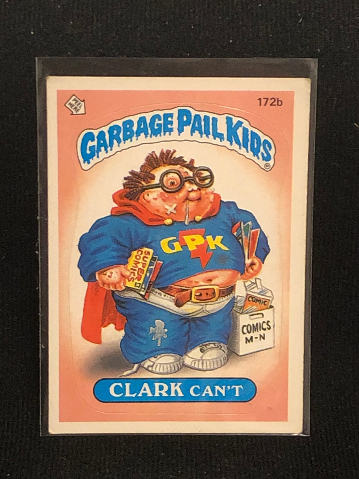 Garbage Pail Kids Original Series 5 (os5) 172b Clark Can't