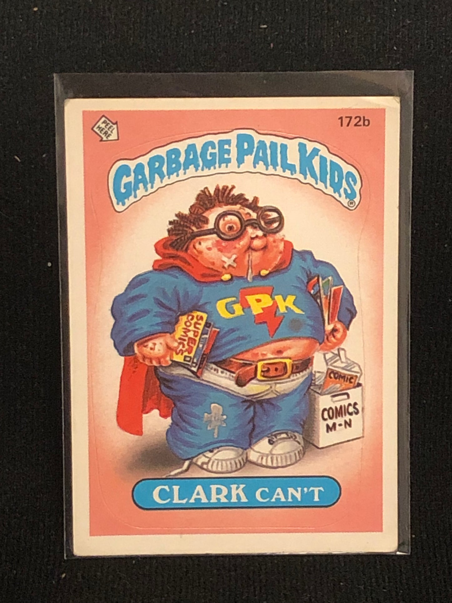 Garbage Pail Kids Original Series 5 (os5) 172b Clark Can't