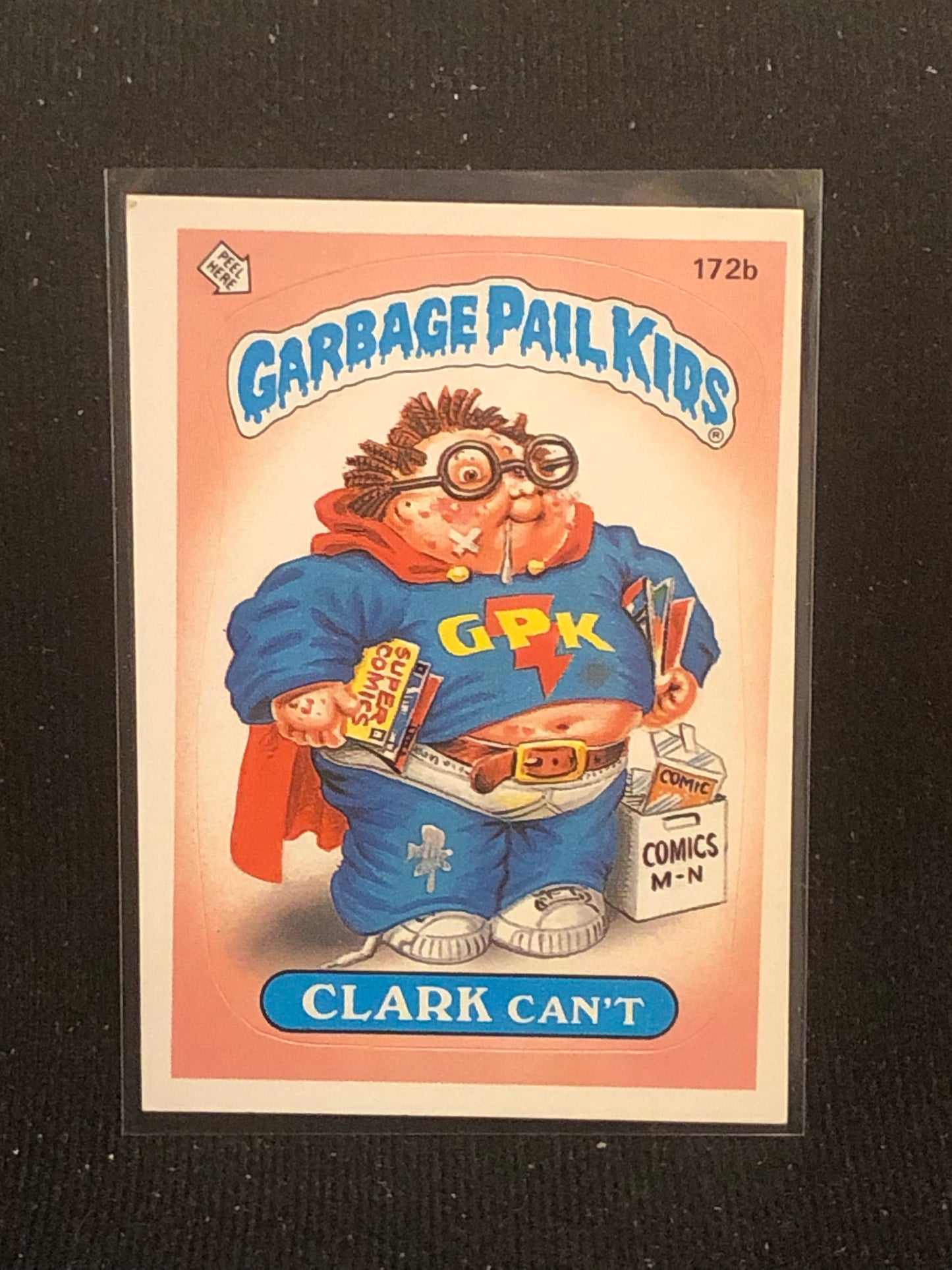 Garbage Pail Kids Original Series 5 (os5) 172b Clark Can't