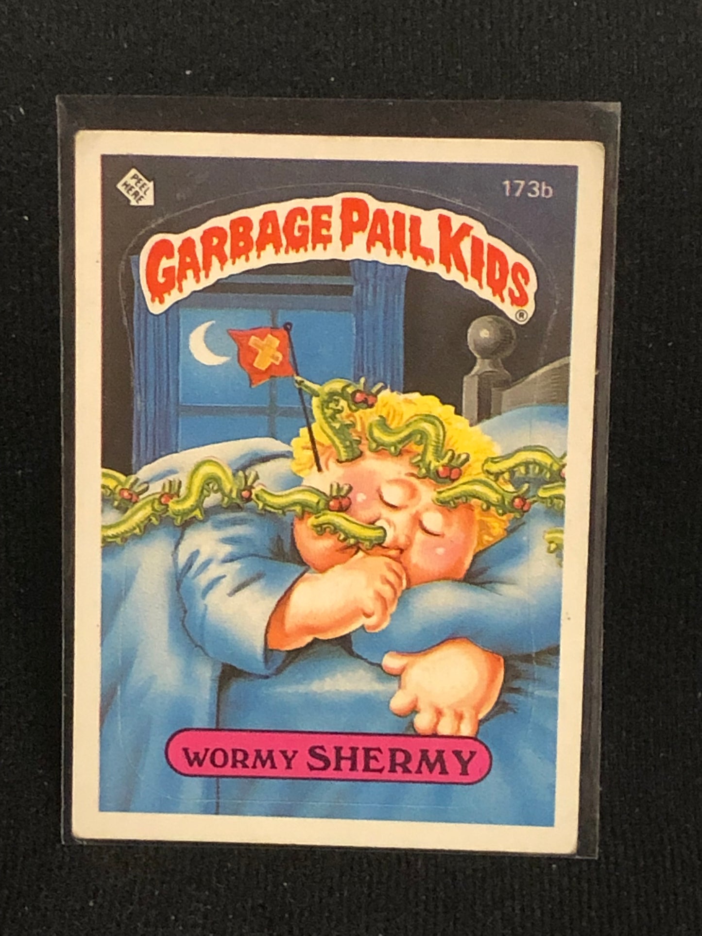 Garbage Pail Kids Original Series 5 (os5) 173b Wormy Shermy