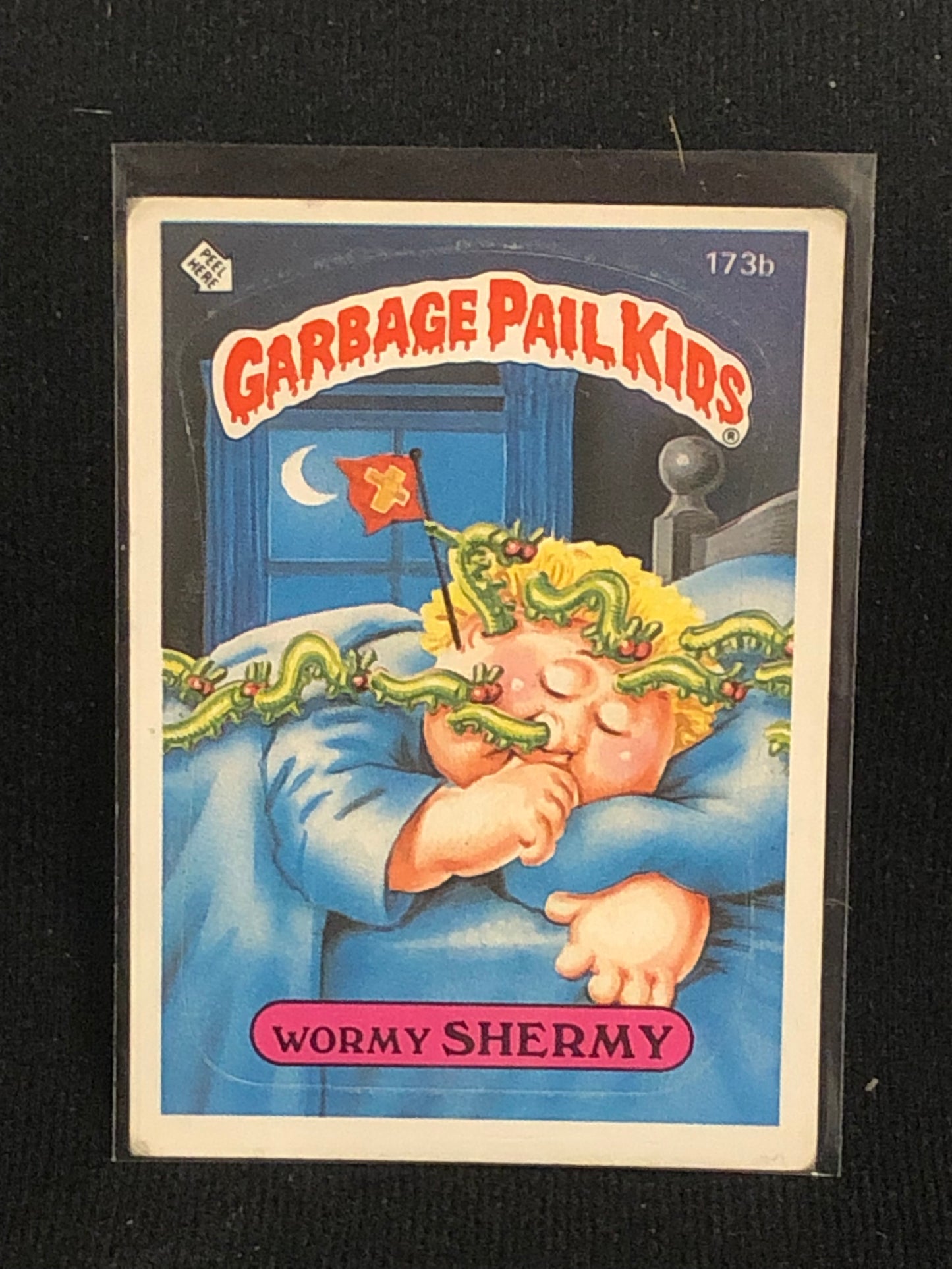 Garbage Pail Kids Original Series 5 (os5) 173b Wormy Shermy