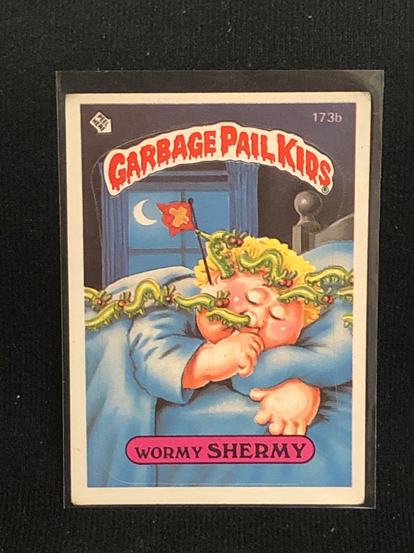 Garbage Pail Kids Original Series 5 (os5) 173b Wormy Shermy