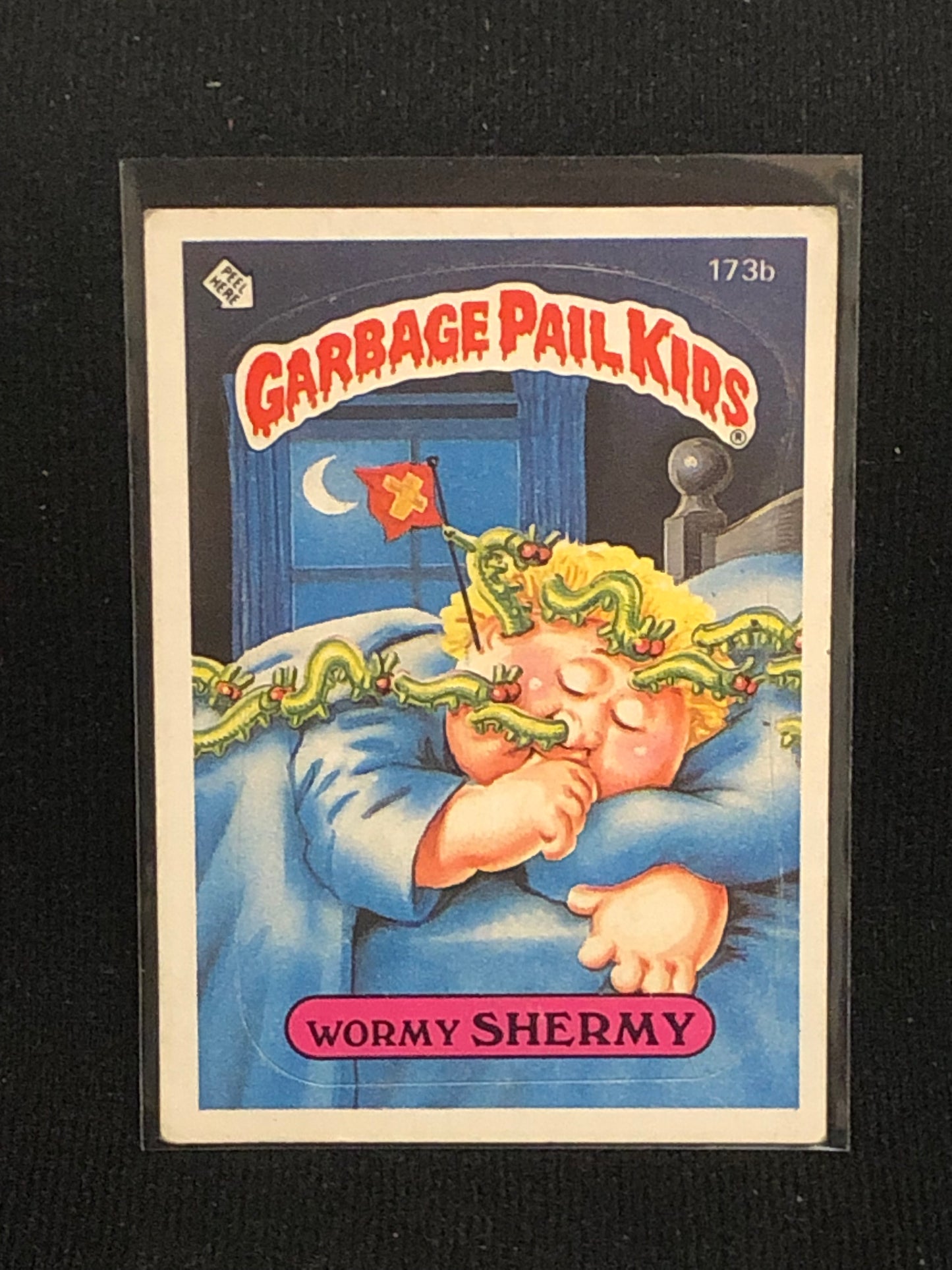 Garbage Pail Kids Original Series 5 (os5) 173b Wormy Shermy