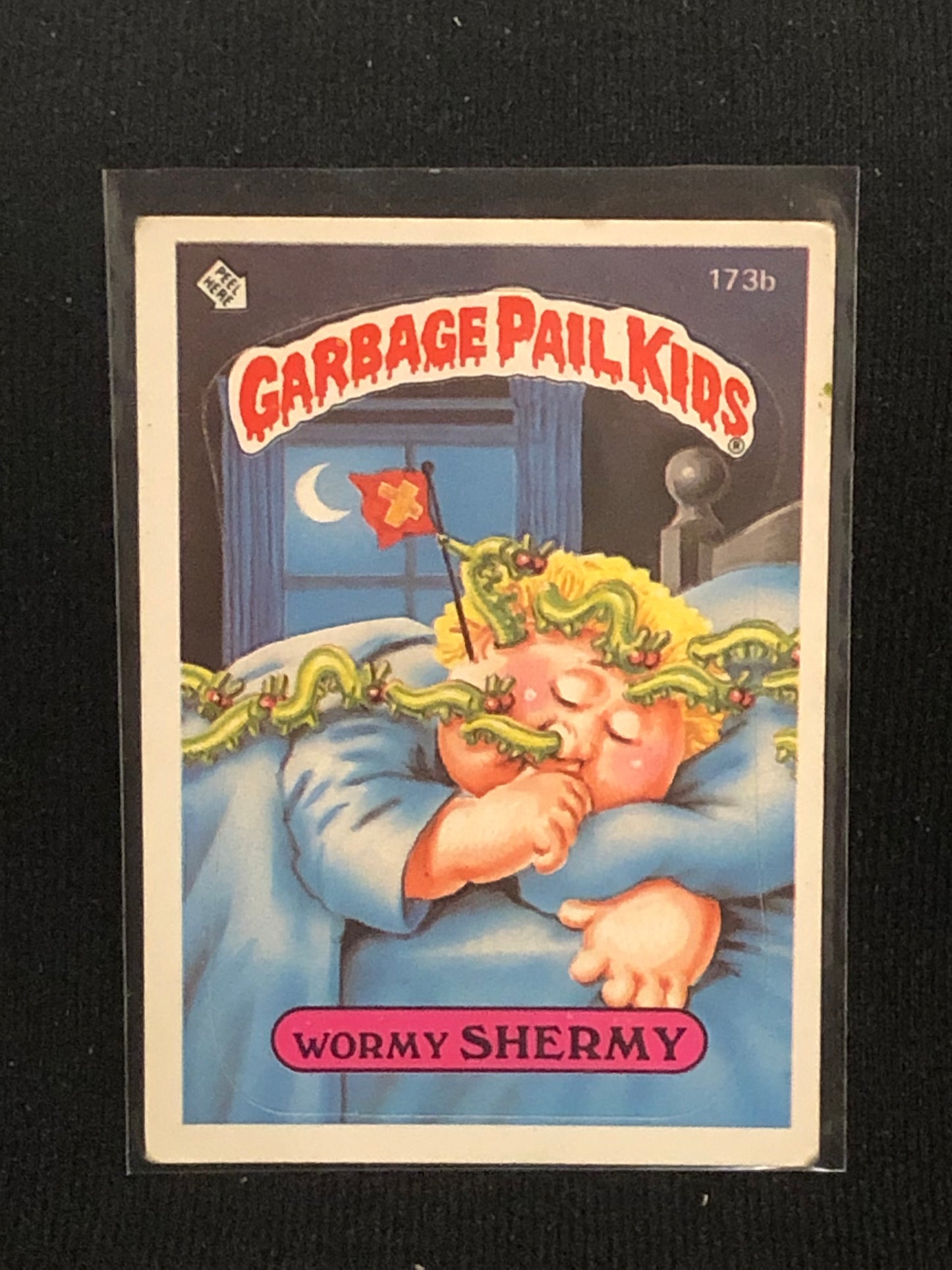 Garbage Pail Kids Original Series 5 (os5) 173b Wormy Shermy