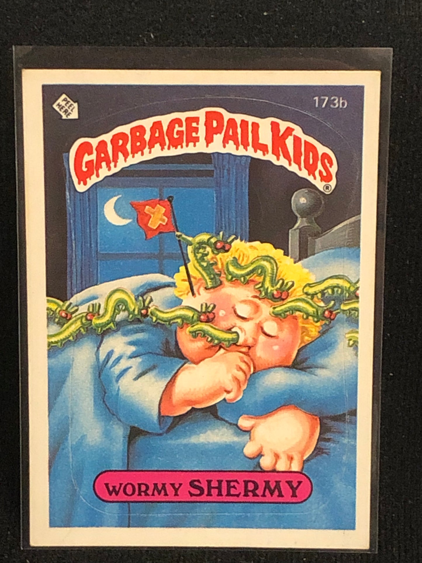 Garbage Pail Kids Original Series 5 (os5) 173b Wormy Shermy