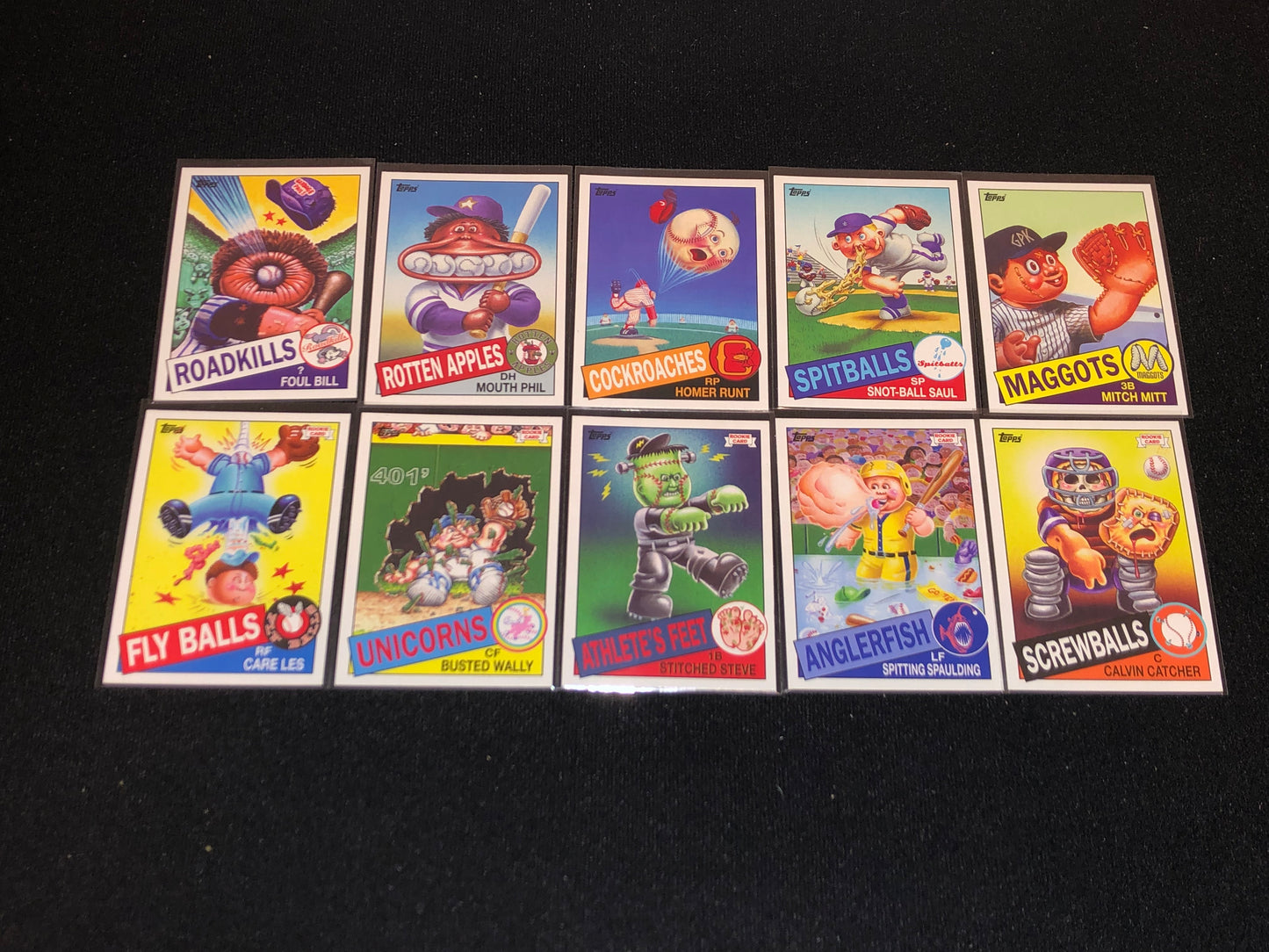 Garbage Pail Kids 2015 Series 1 10 Card Baseball Insert Set