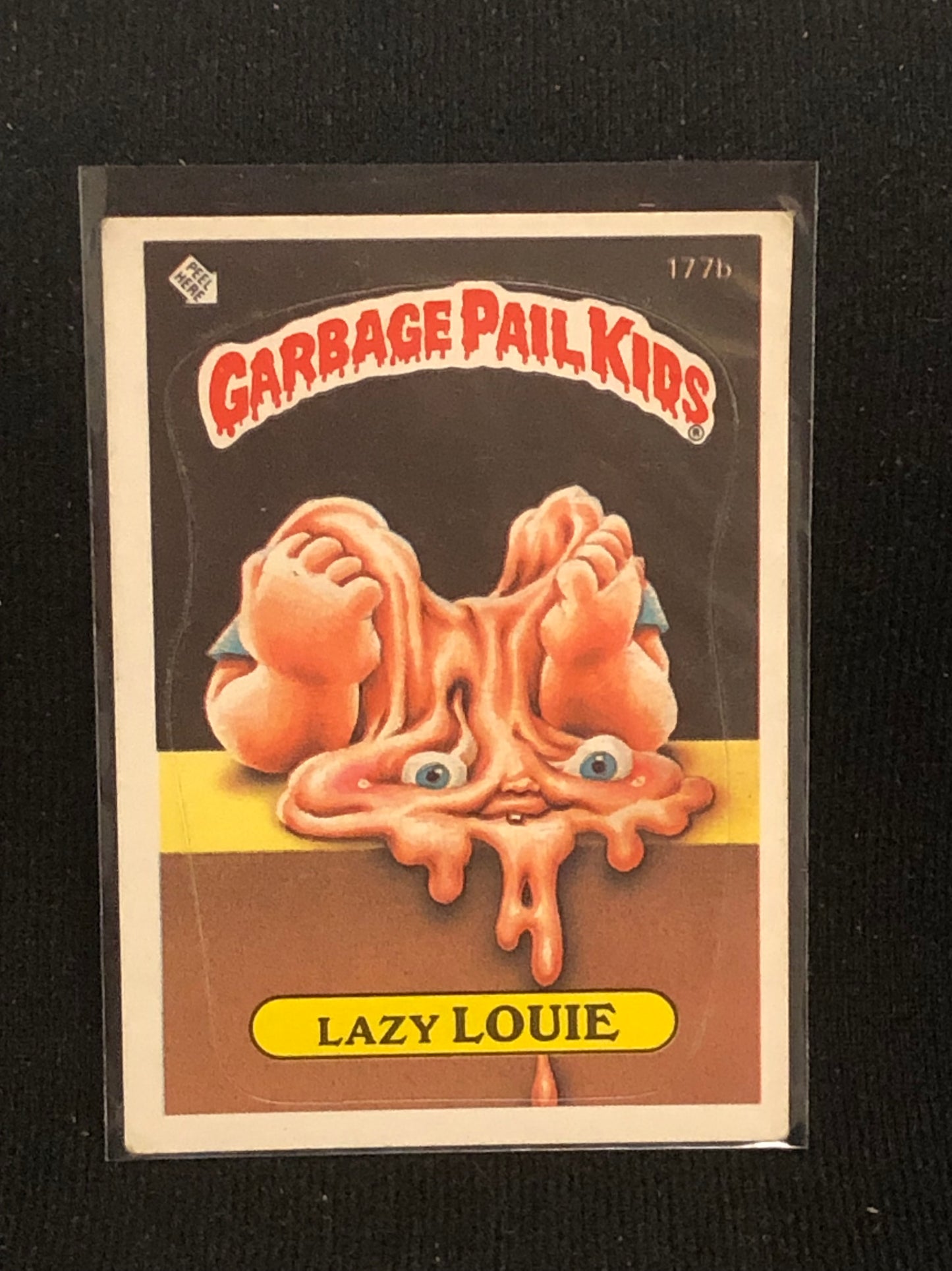 Garbage Pail Kids Original Series 5 (os5) 177b Lazy Louie