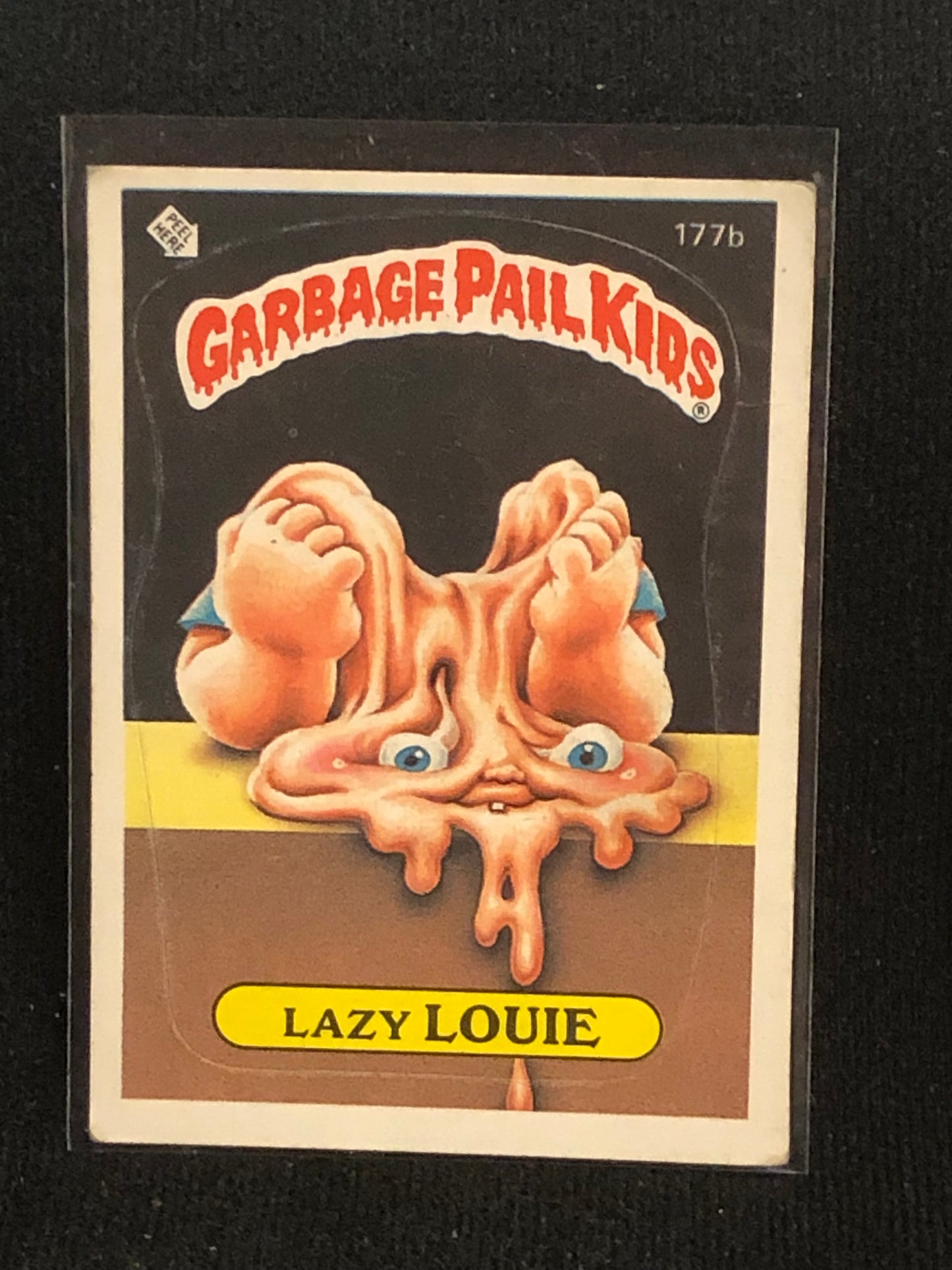 Garbage Pail Kids Original Series 5 (os5) 177b Lazy Louie