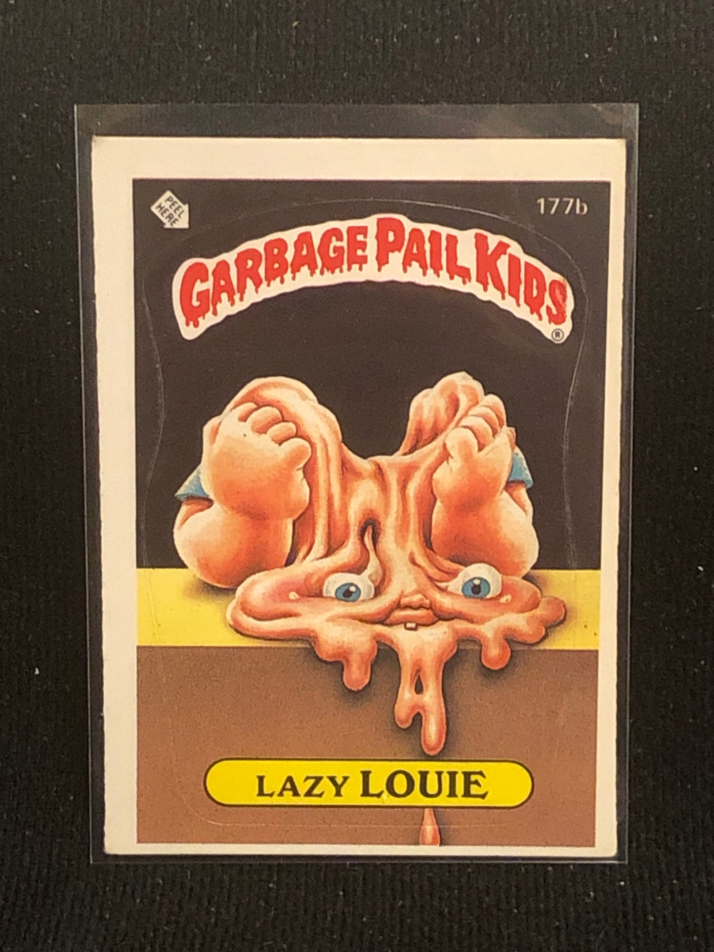 Garbage Pail Kids Original Series 5 (os5) 177b Lazy Louie