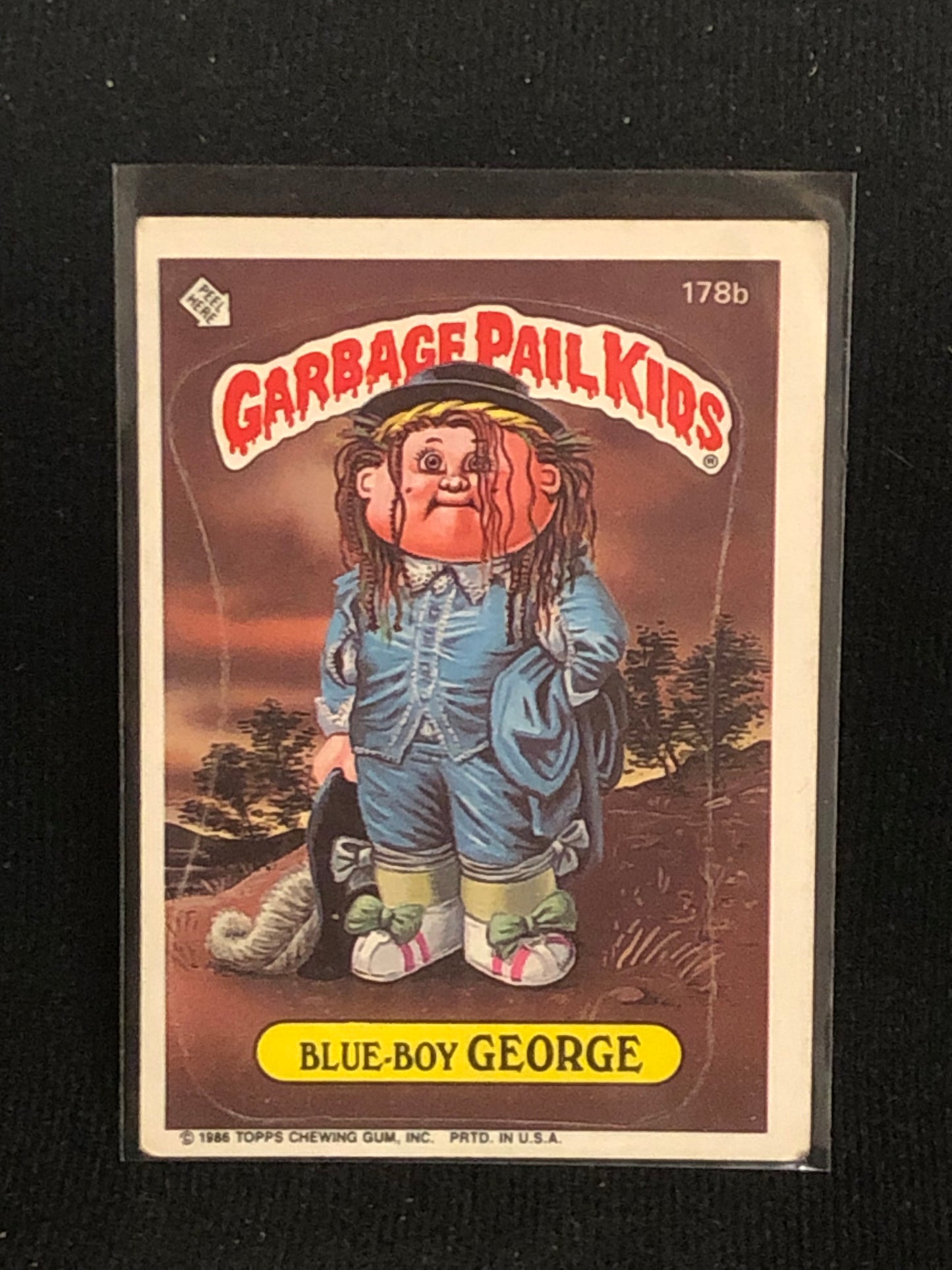 Garbage Pail Kids Original Series 5 (os5) 178b Blue Boy George