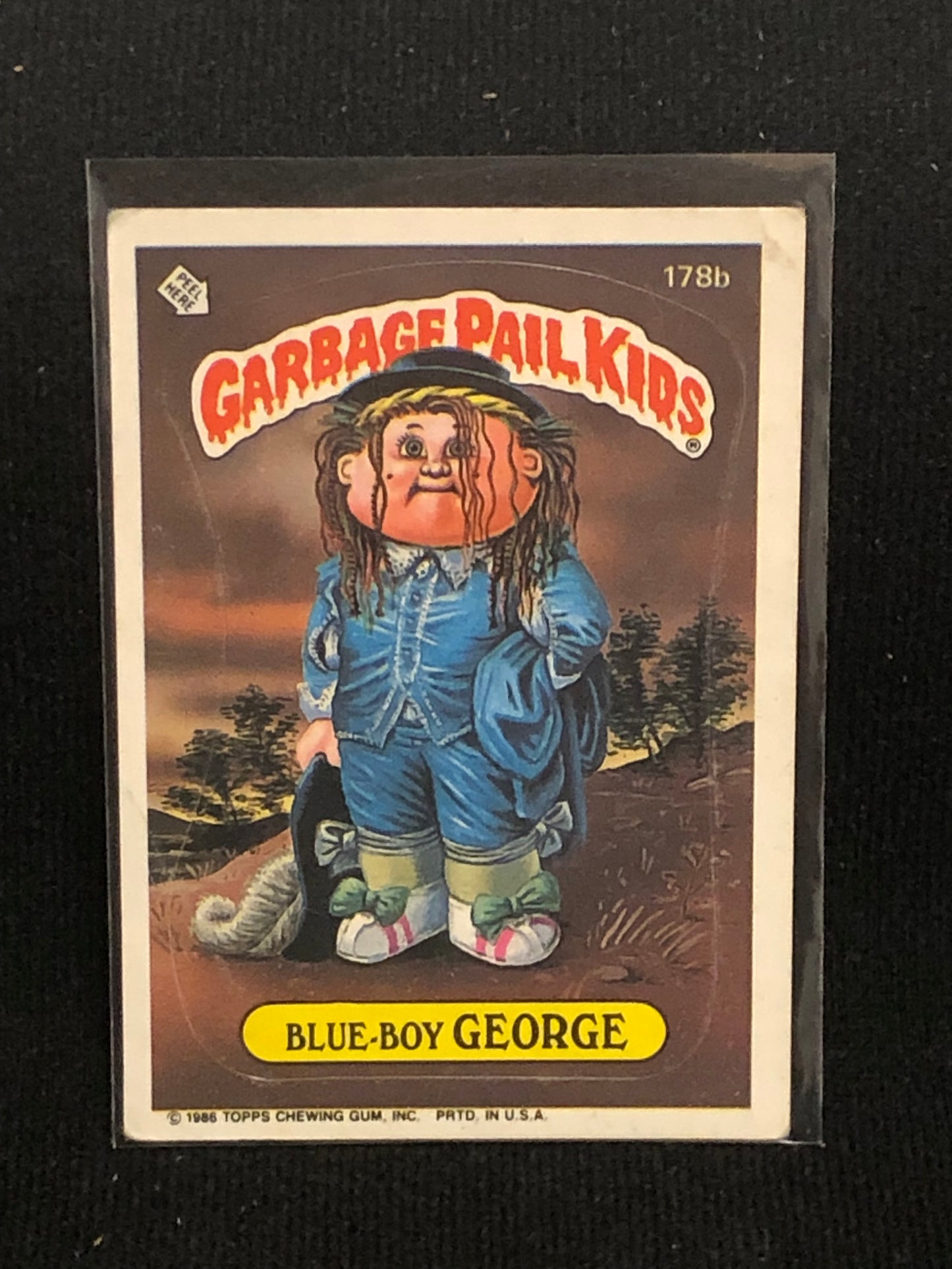 Garbage Pail Kids Original Series 5 (os5) 178b Blue Boy George