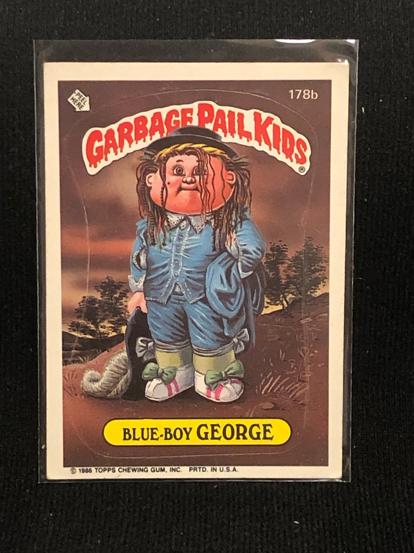 Garbage Pail Kids Original Series 5 (os5) 178b Blue Boy George