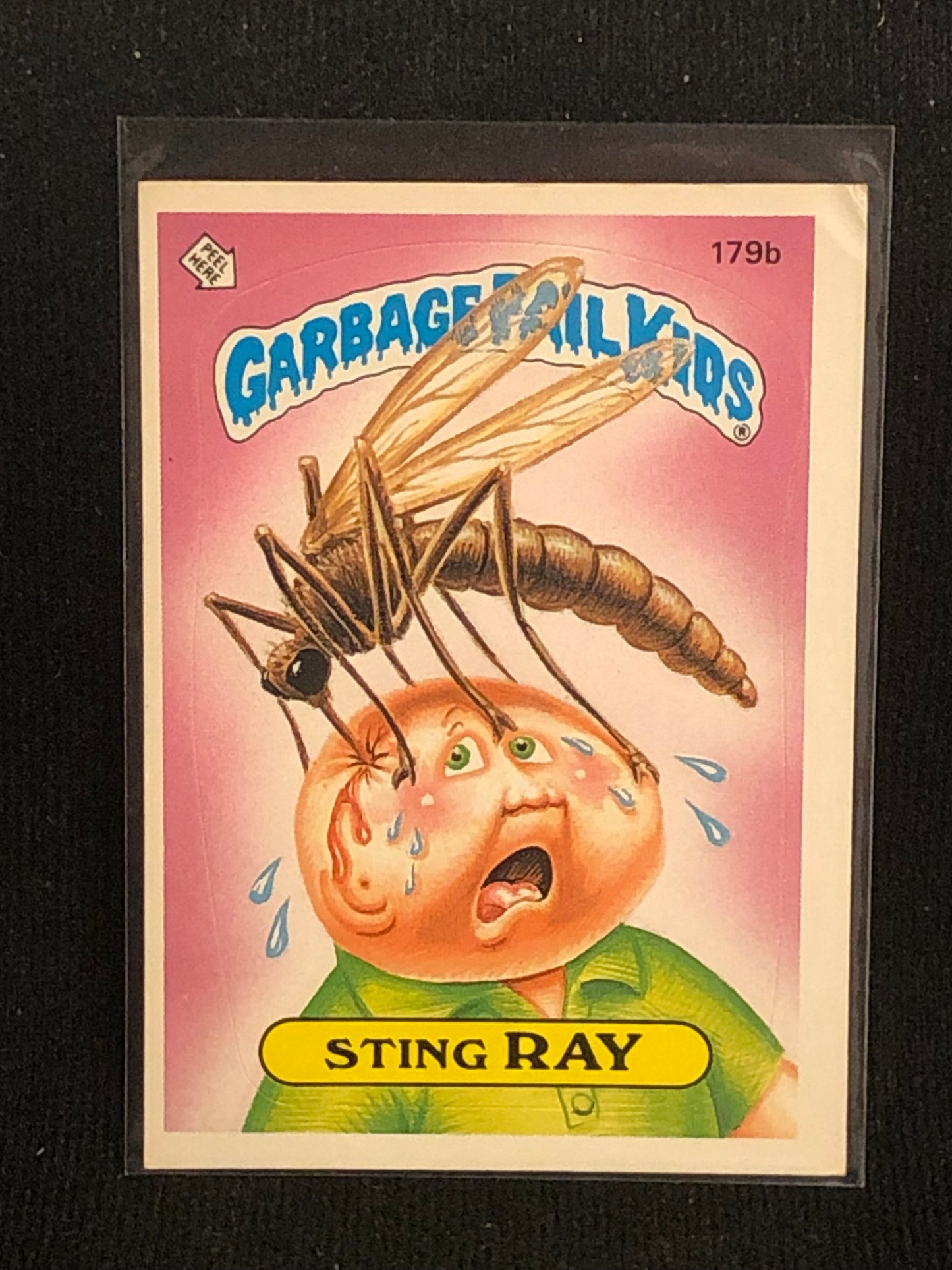 Garbage Pail Kids Original Series 5 (os5) 179b Sting Ray