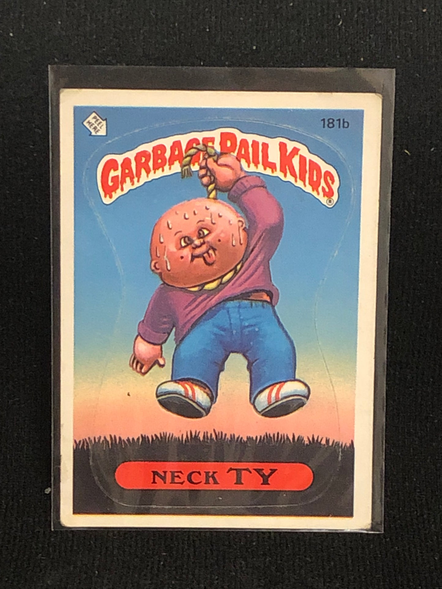 Garbage Pail Kids Original Series 5 (os5) 181b Neck Ty