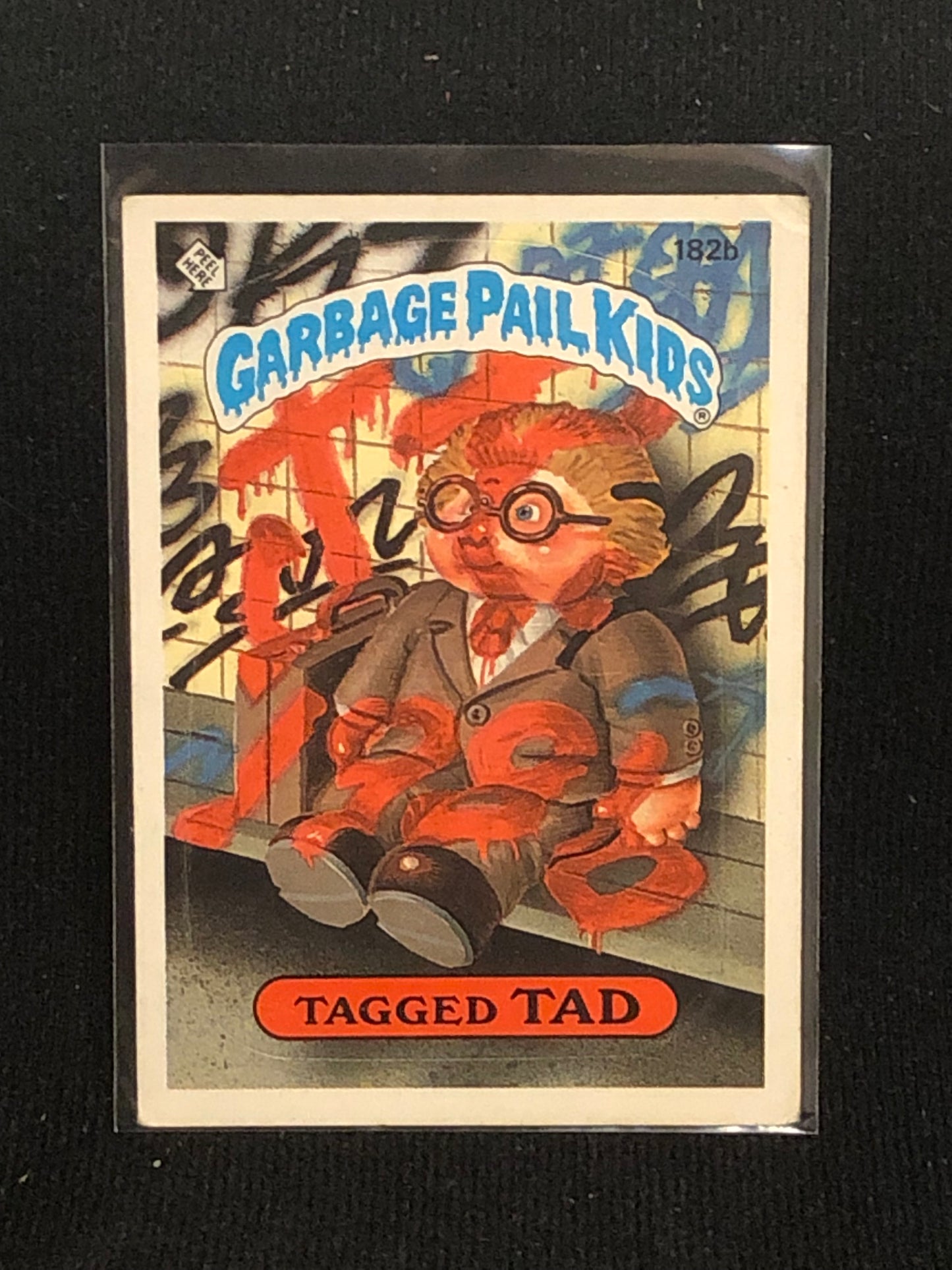 Garbage Pail Kids Original Series 5 (os5) 182b Tagged Tad