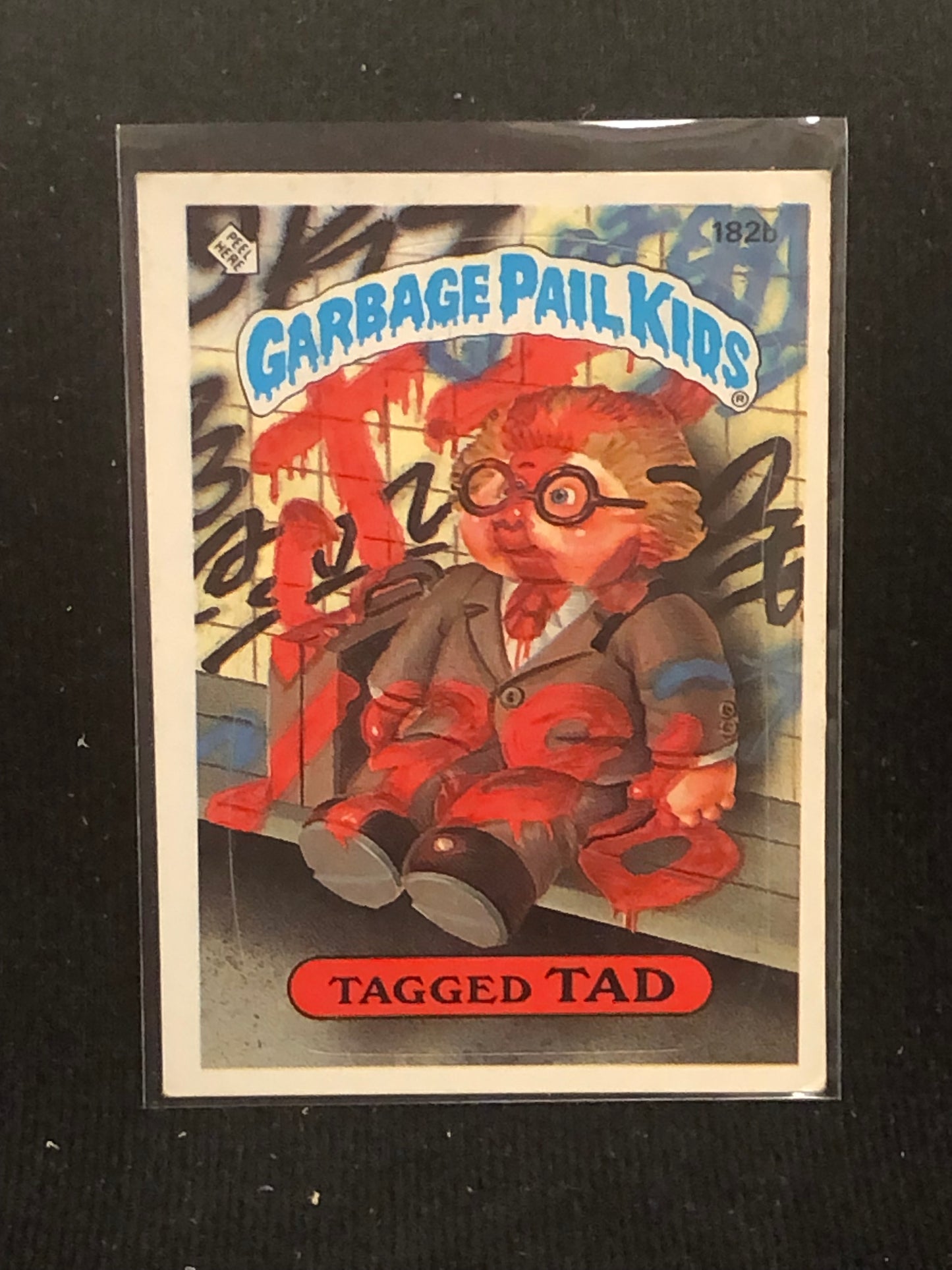 Garbage Pail Kids Original Series 5 (os5) 182b Tagged Tad