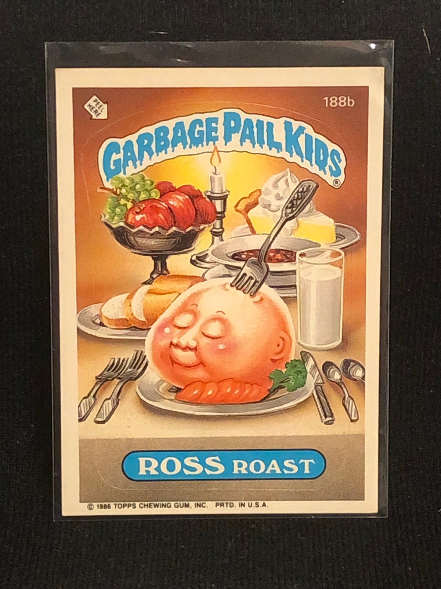 Garbage Pail Kids Original Series 5 (os5) 188b Ross Roast