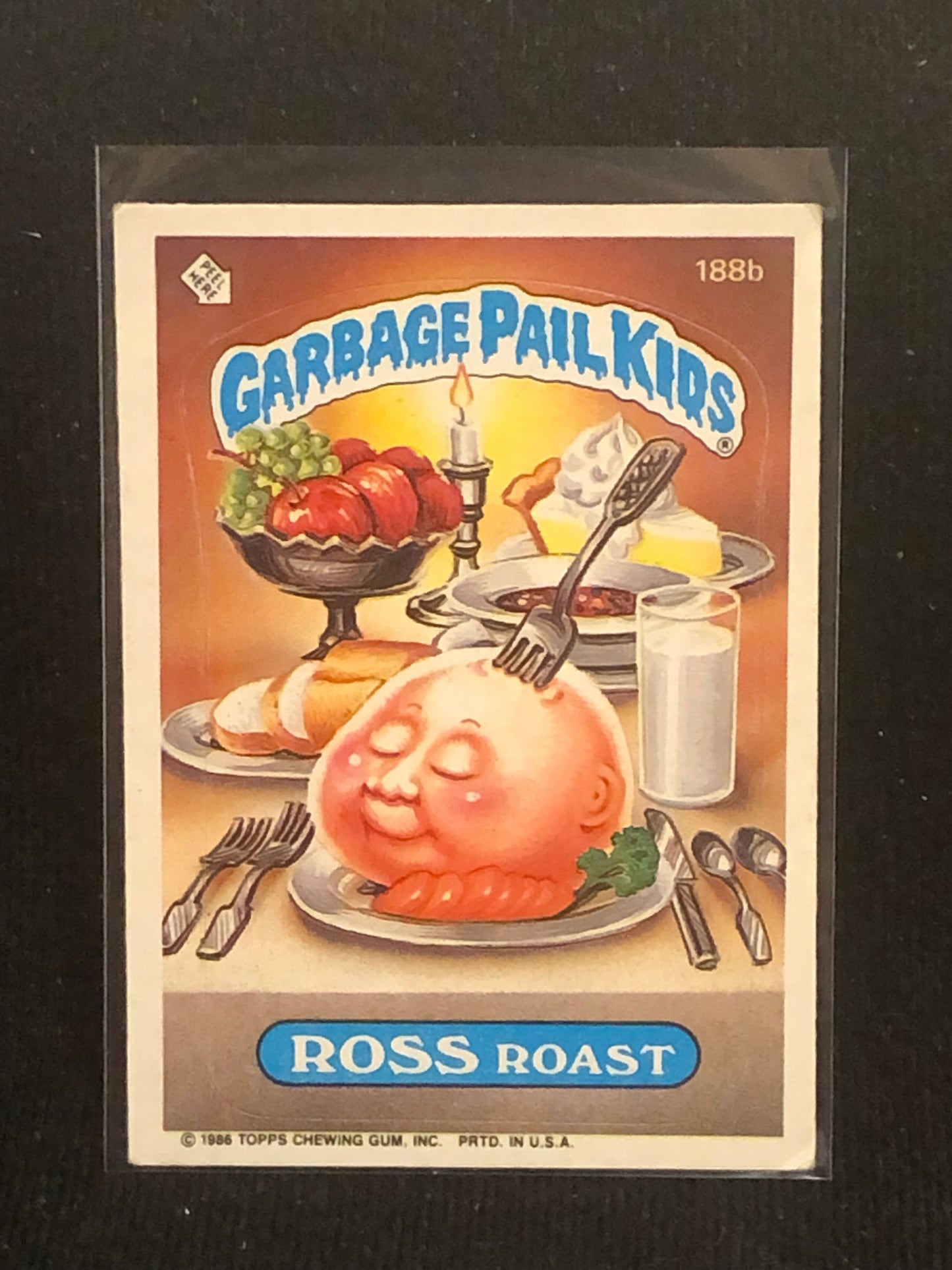 Garbage Pail Kids Original Series 5 (os5) 188b Ross Roast