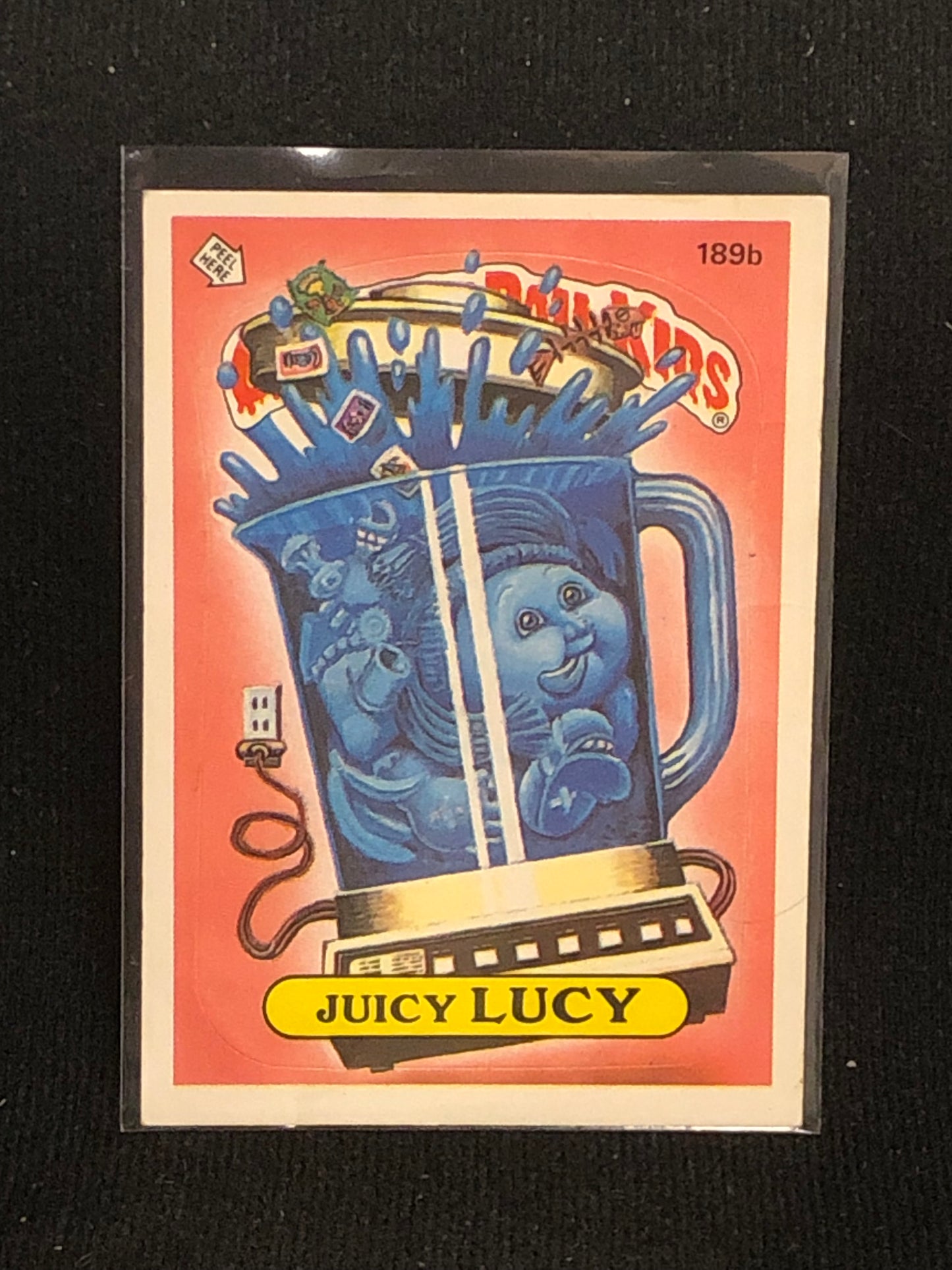 Garbage Pail Kids Original Series 5 (os5) 189b Juicy Lucy