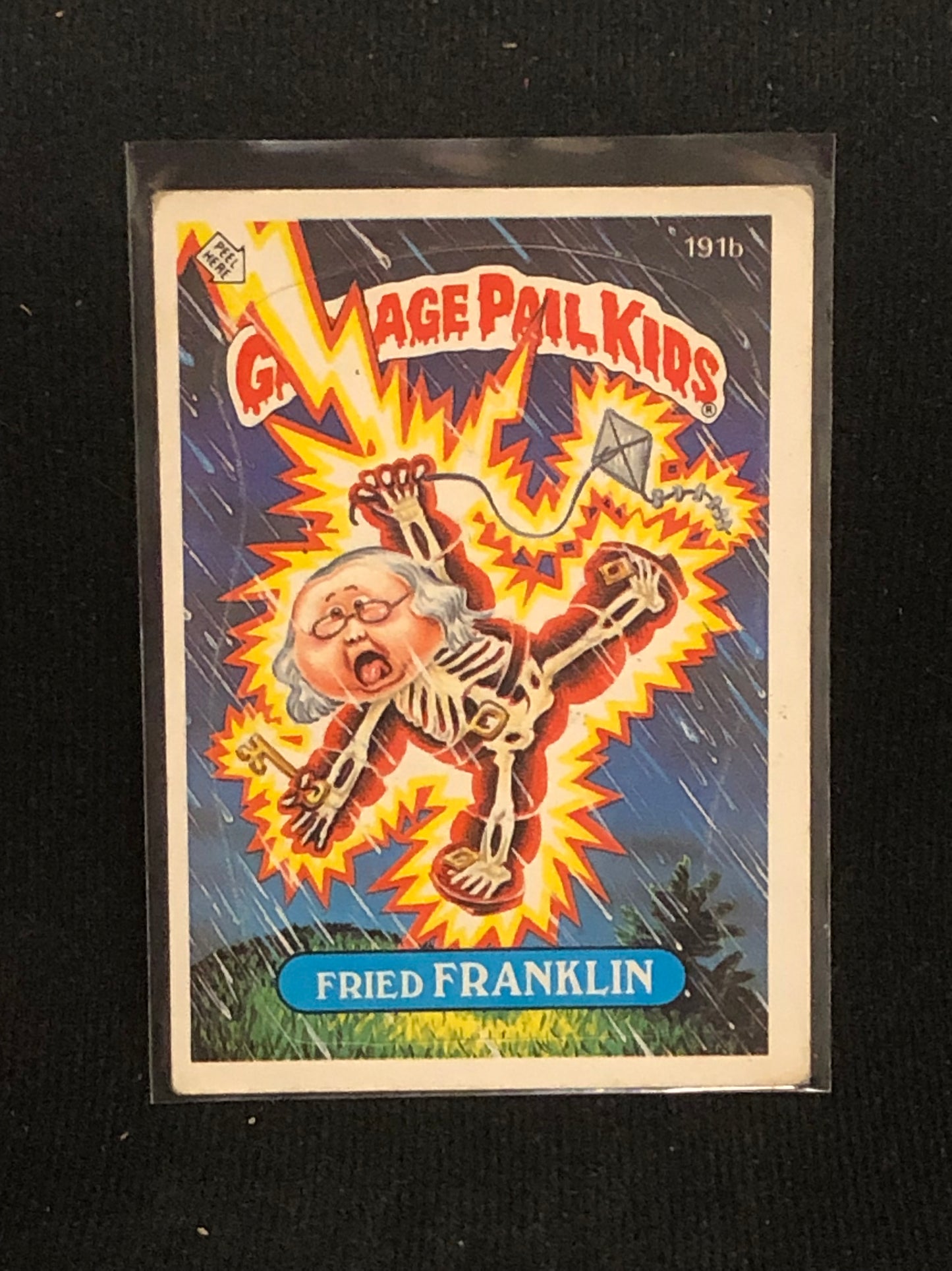 Garbage Pail Kids Original Series 5 (os5) 191b Fried Franklin