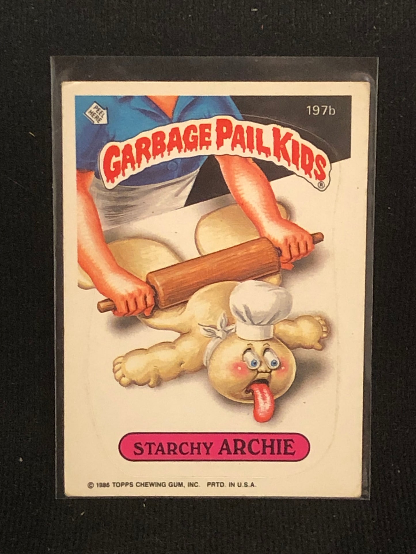 Garbage Pail Kids Original Series 5 (os5) 197b Starchy Archie