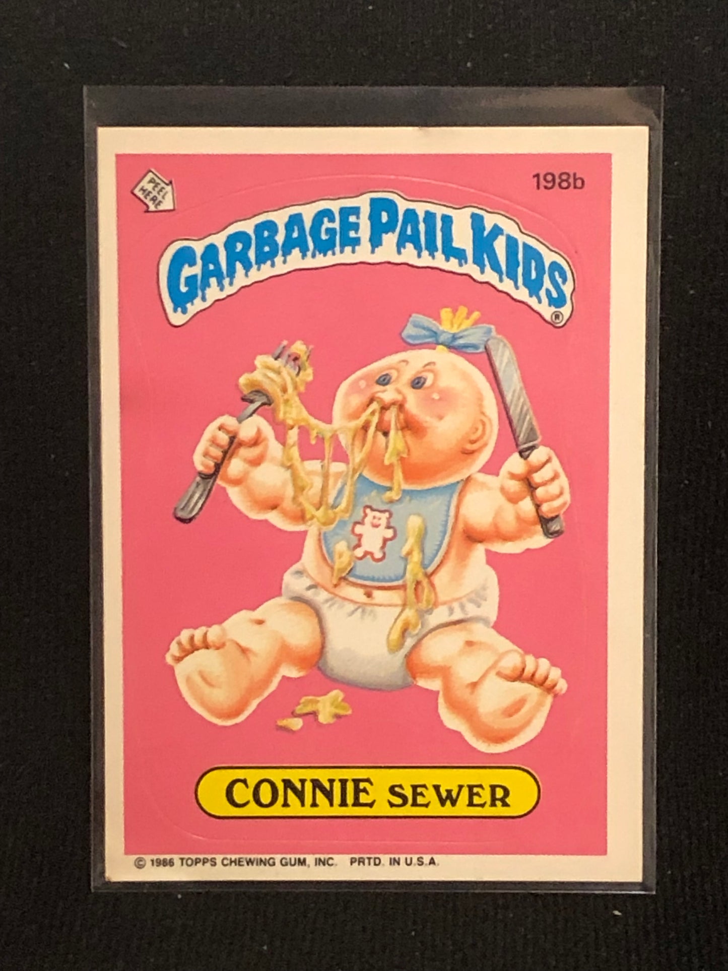 Garbage Pail Kids Original Series 5 (os5) 198b Connie Sewer