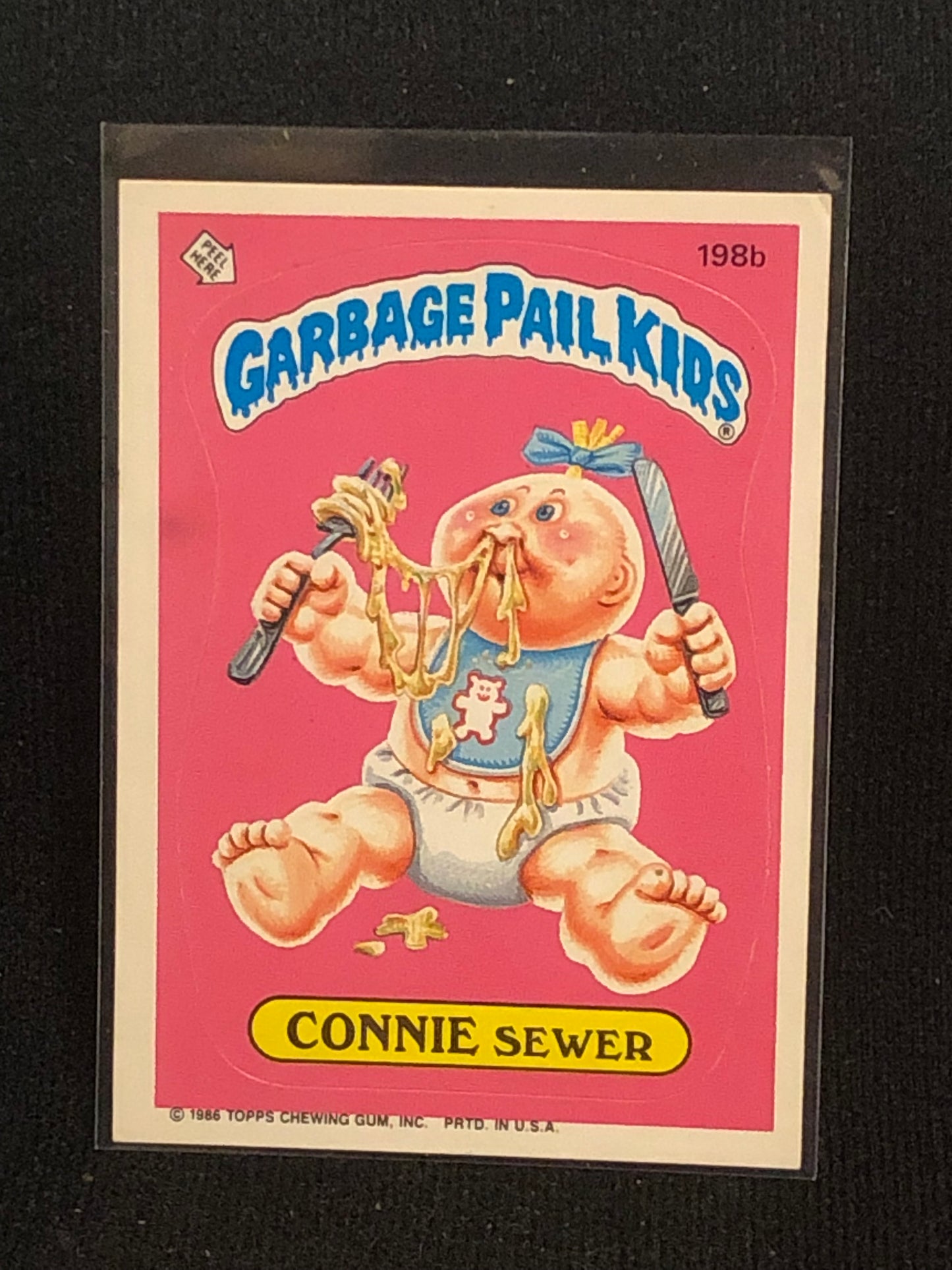 Garbage Pail Kids Original Series 5 (os5) 198b Connie Sewer