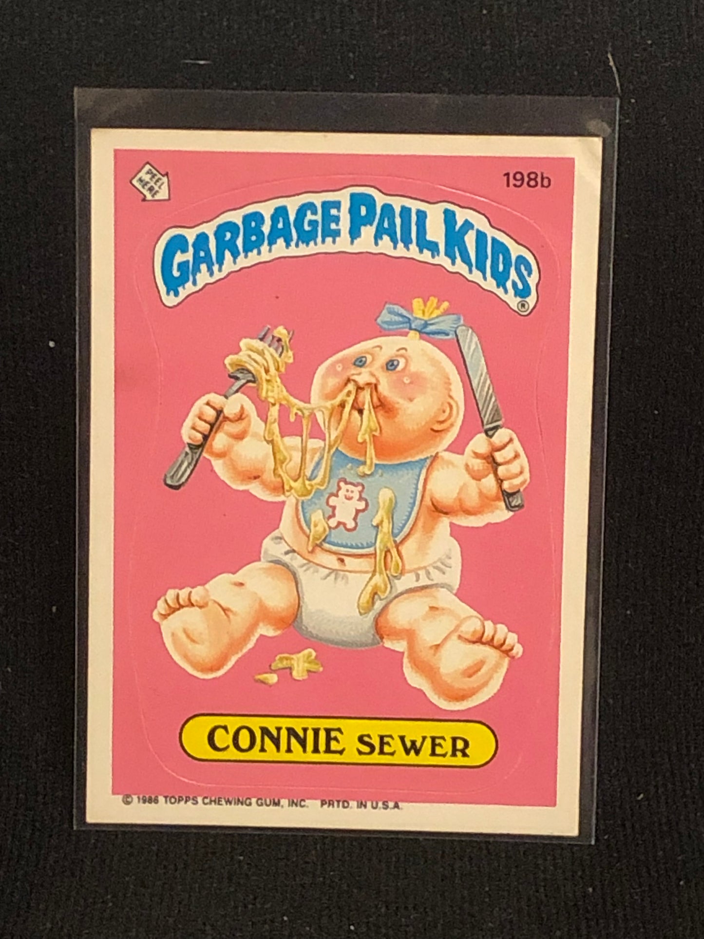 Garbage Pail Kids Original Series 5 (os5) 198b Connie Sewer