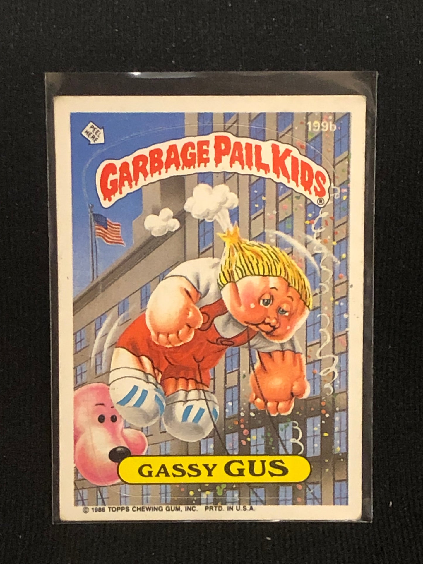 Garbage Pail Kids Original Series 5 (os5) 199b Gassy Gus