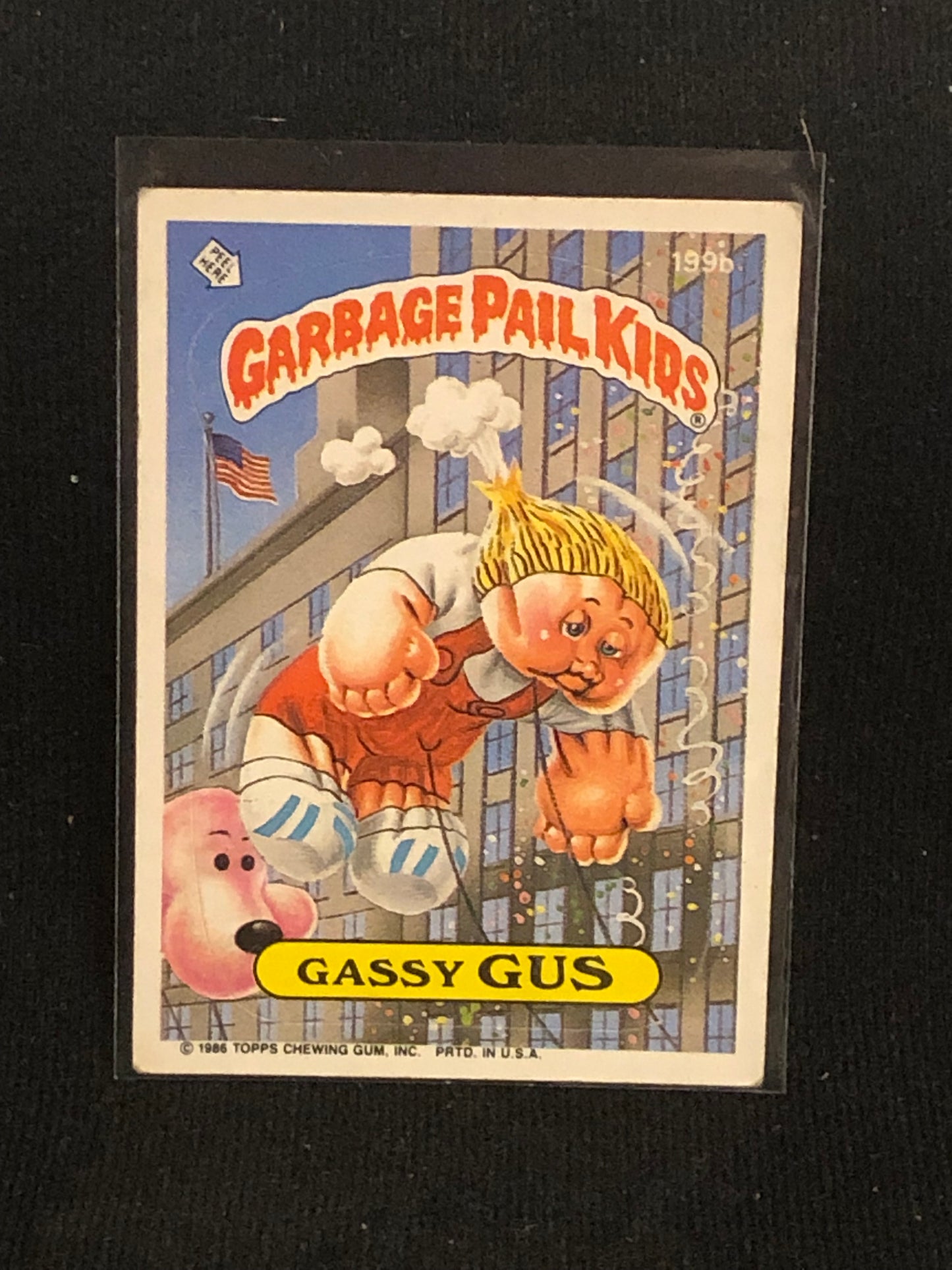 Garbage Pail Kids Original Series 5 (os5) 199b Gassy Gus