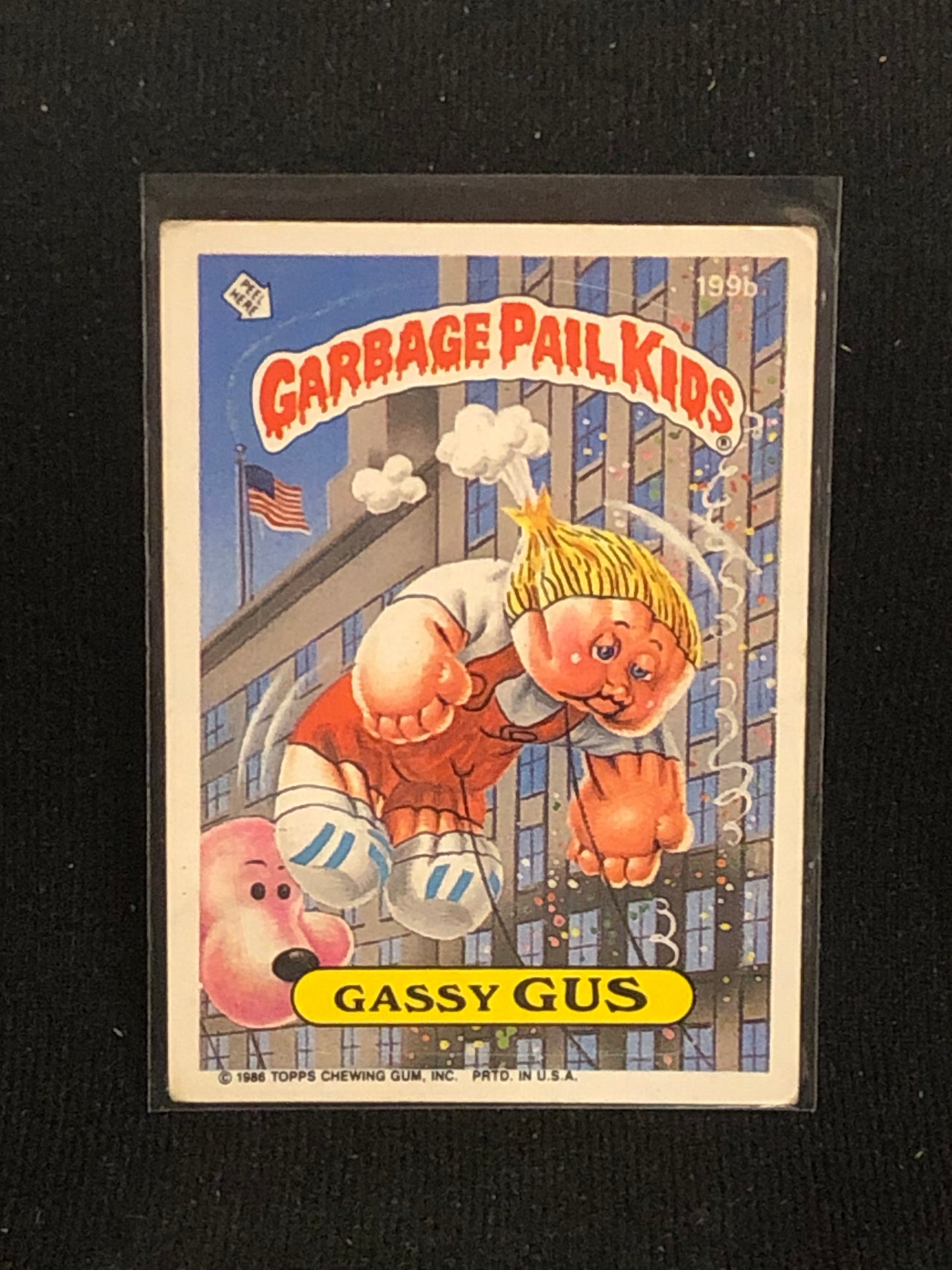 Garbage Pail Kids Original Series 5 (os5) 199b Gassy Gus