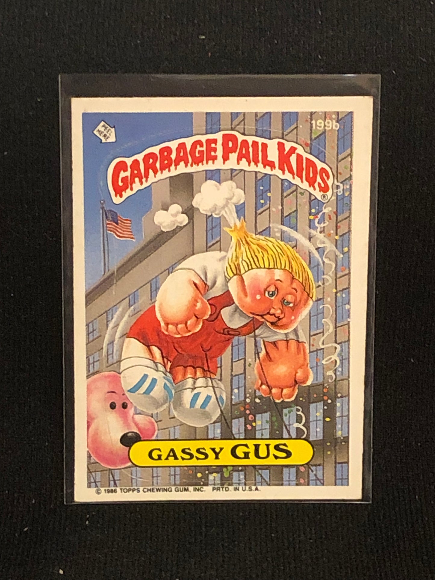 Garbage Pail Kids Original Series 5 (os5) 199b Gassy Gus