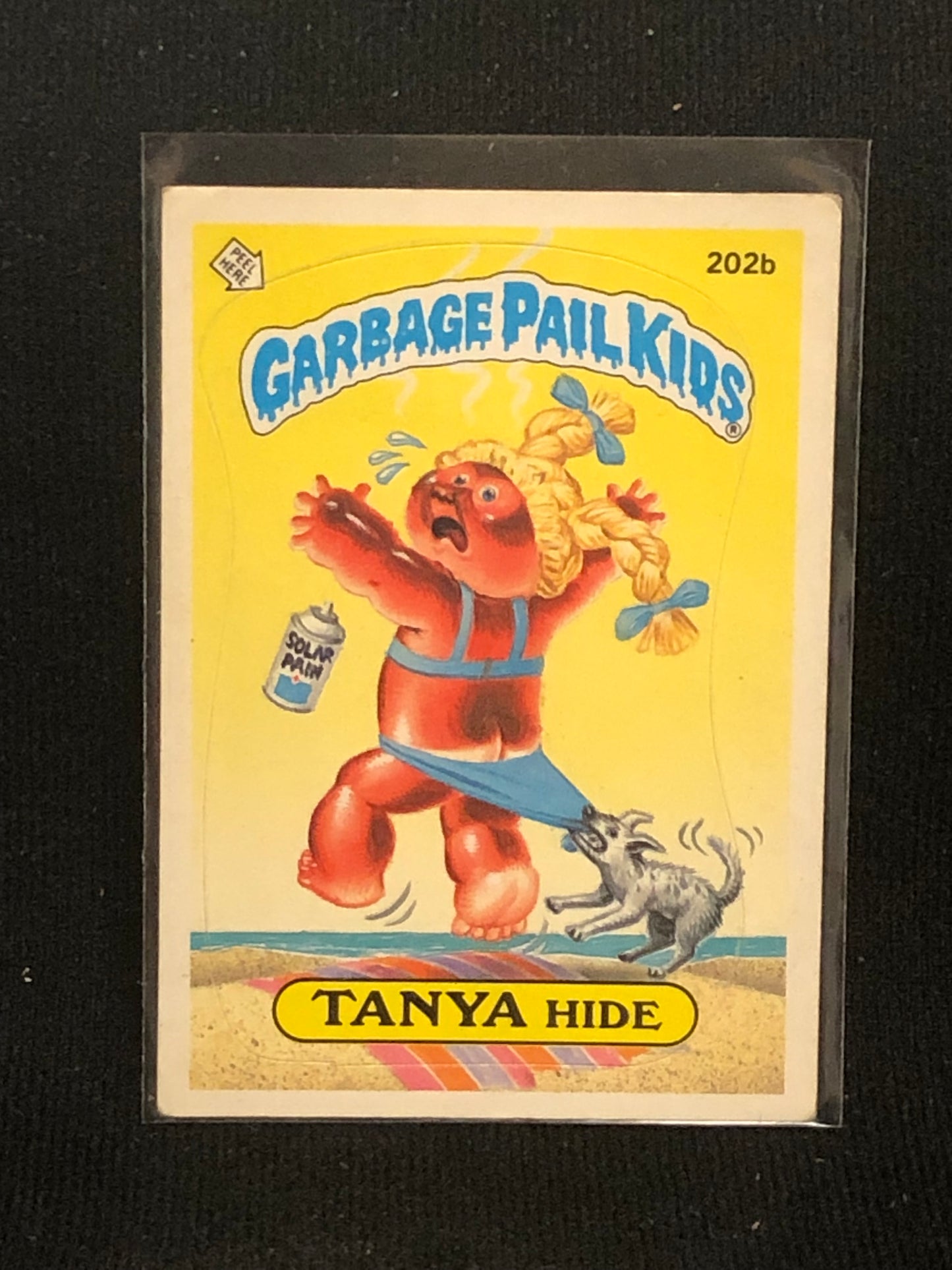 Garbage Pail Kids Original Series 5 (os5) 202b Tanya Hide