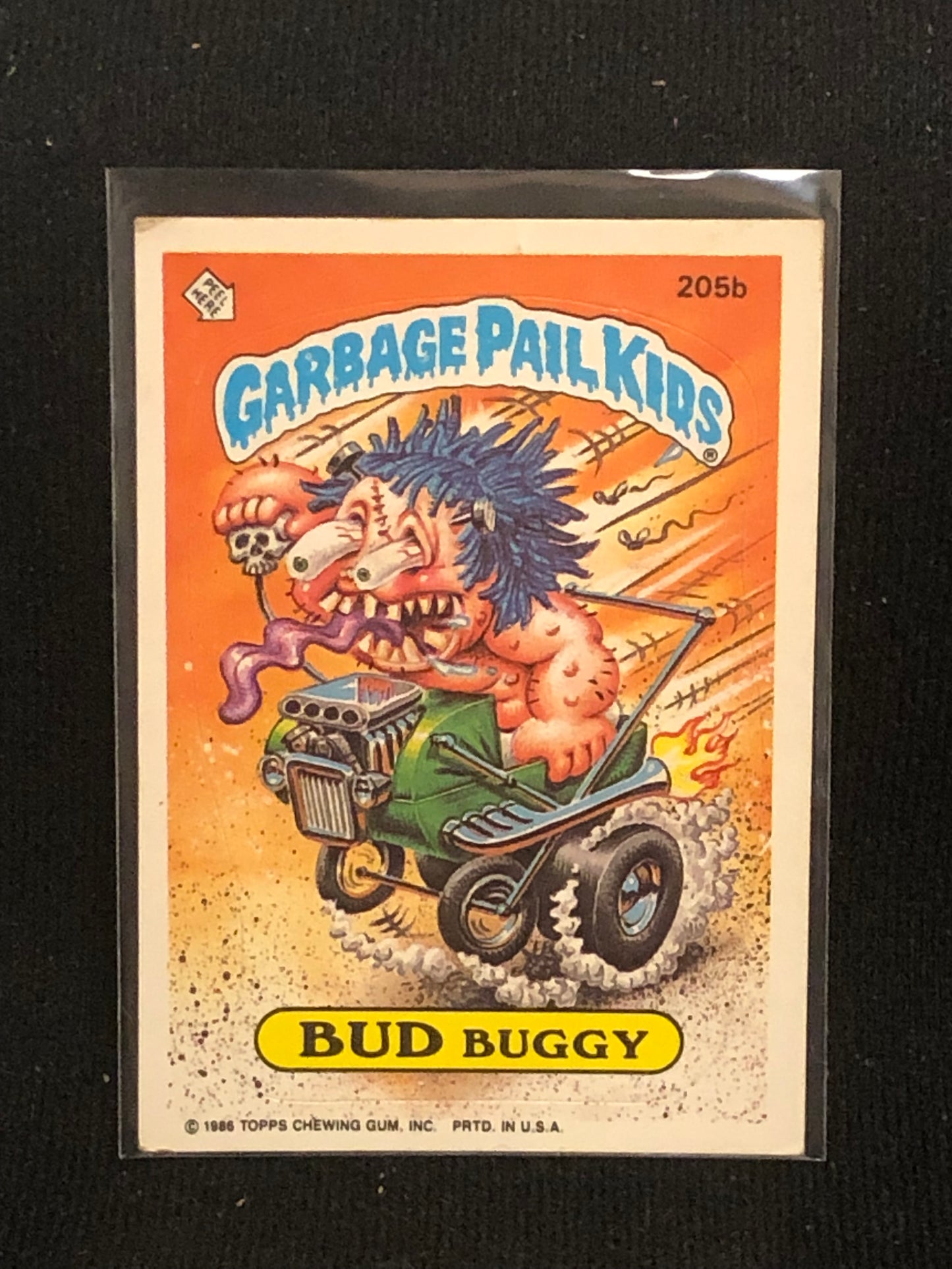 Garbage Pail Kids Original Series 5 (os5) 205b Bud Buggy