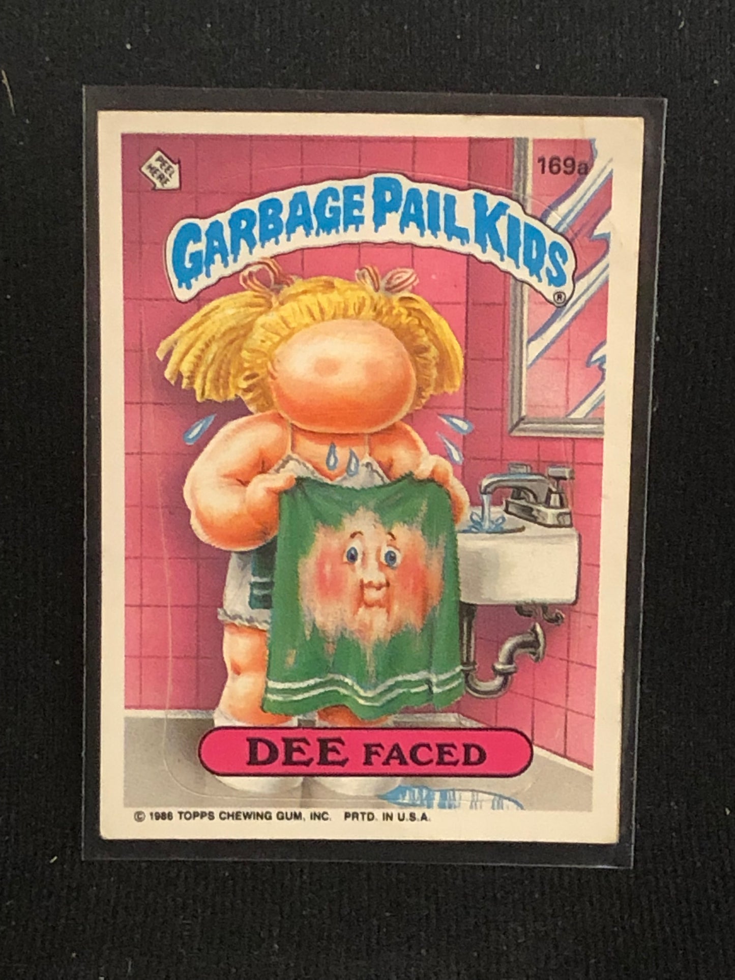 Garbage Pail Kids Original Series 5 (os5) 169a Dee Faced