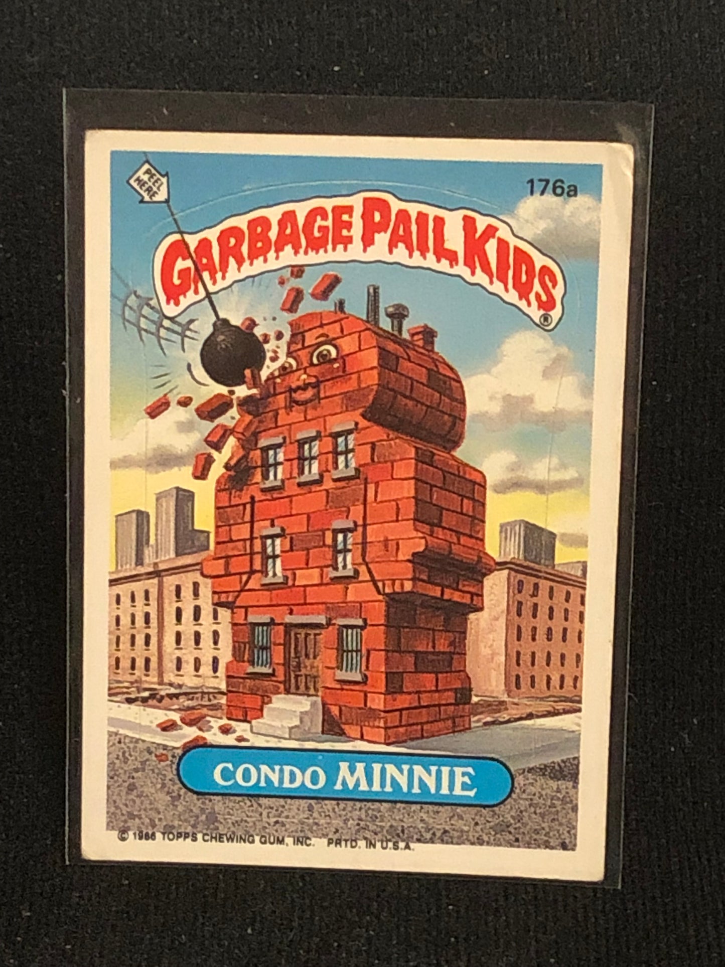 Garbage Pail Kids Original Series 5 (os5) 176a Condo Minnie