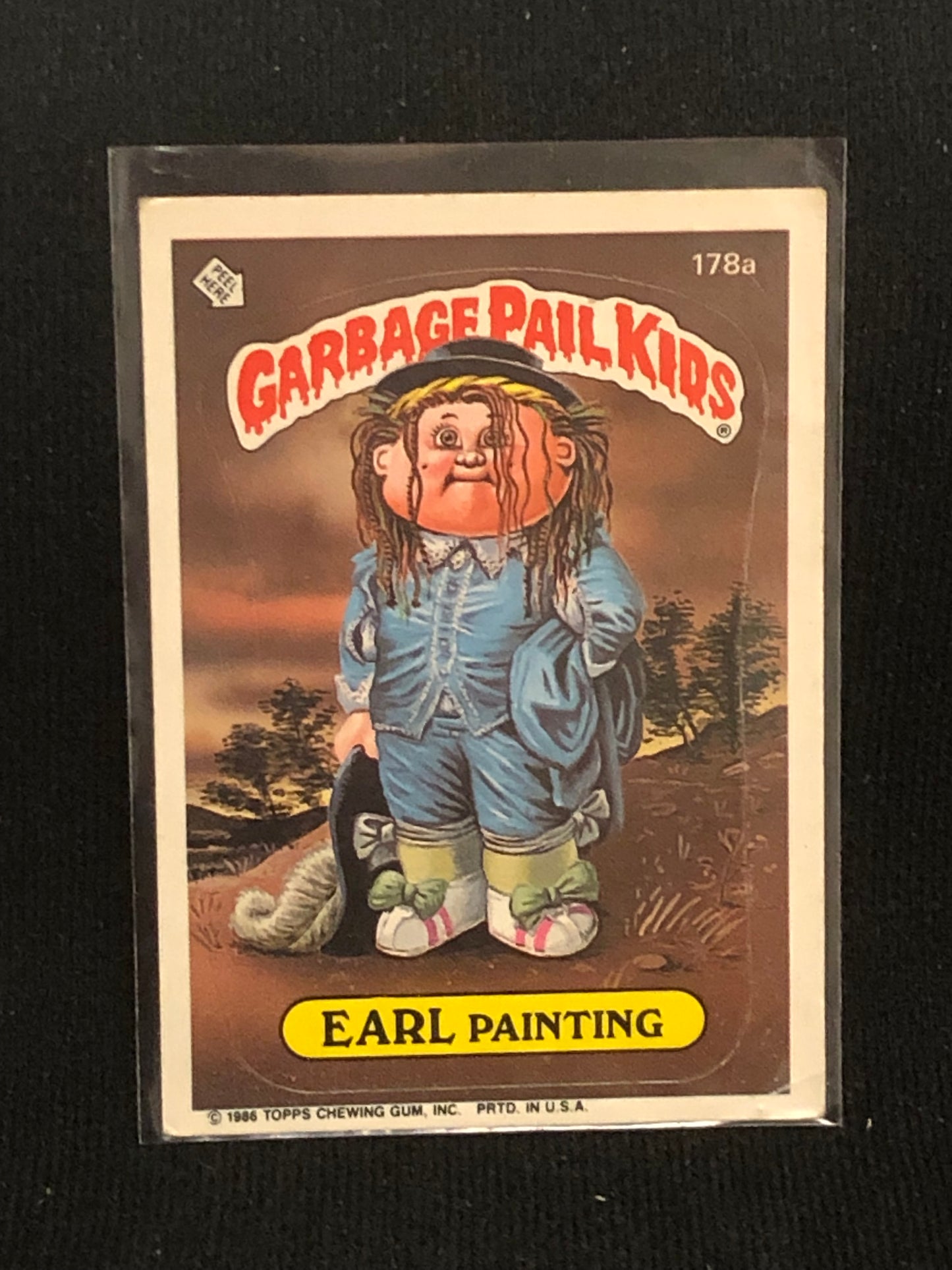 Garbage Pail Kids Original Series 5 (os5) 178a Earl Painting