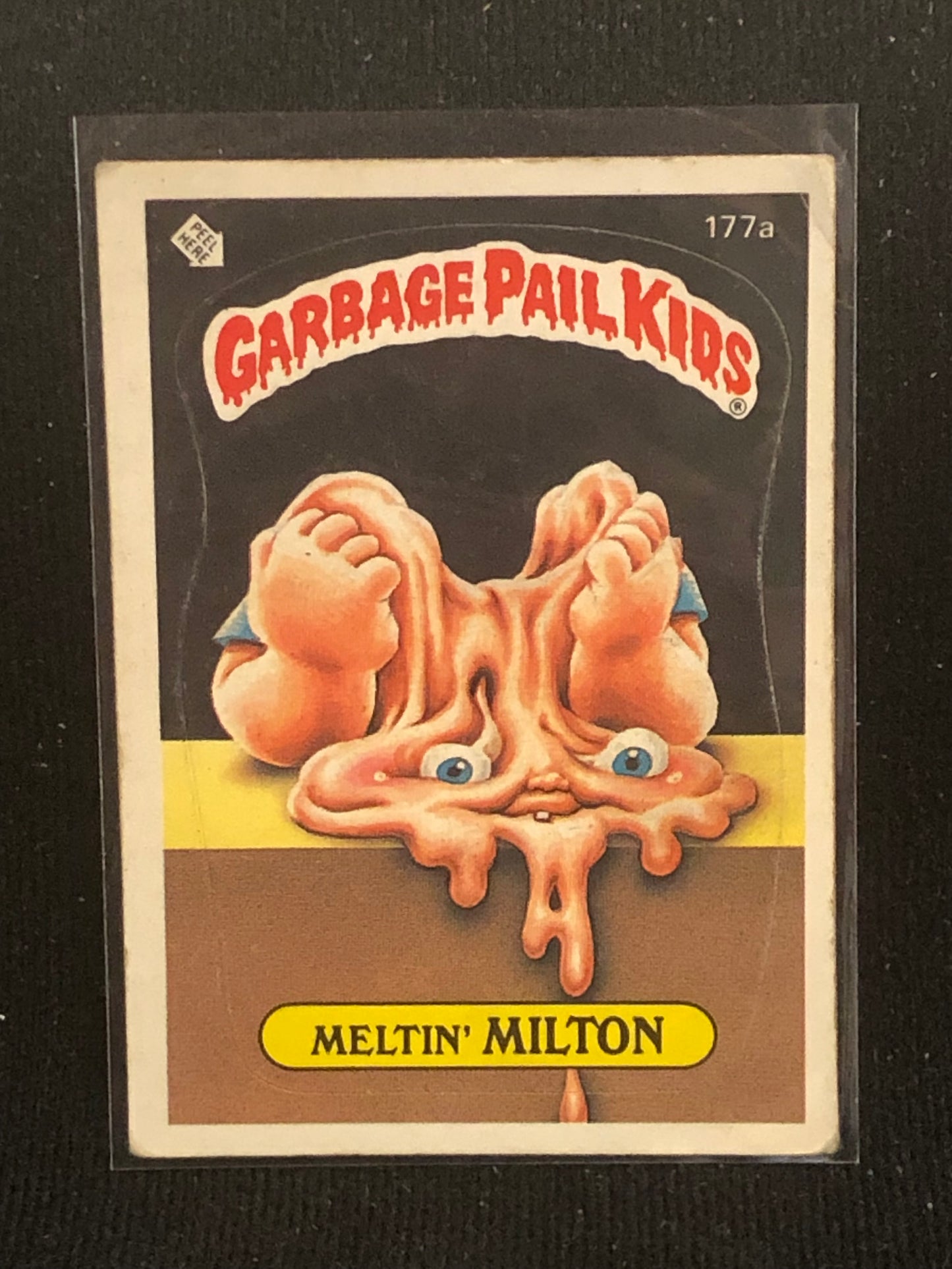 Garbage Pail Kids Original Series 5 (os5) 177a Meltin Milton