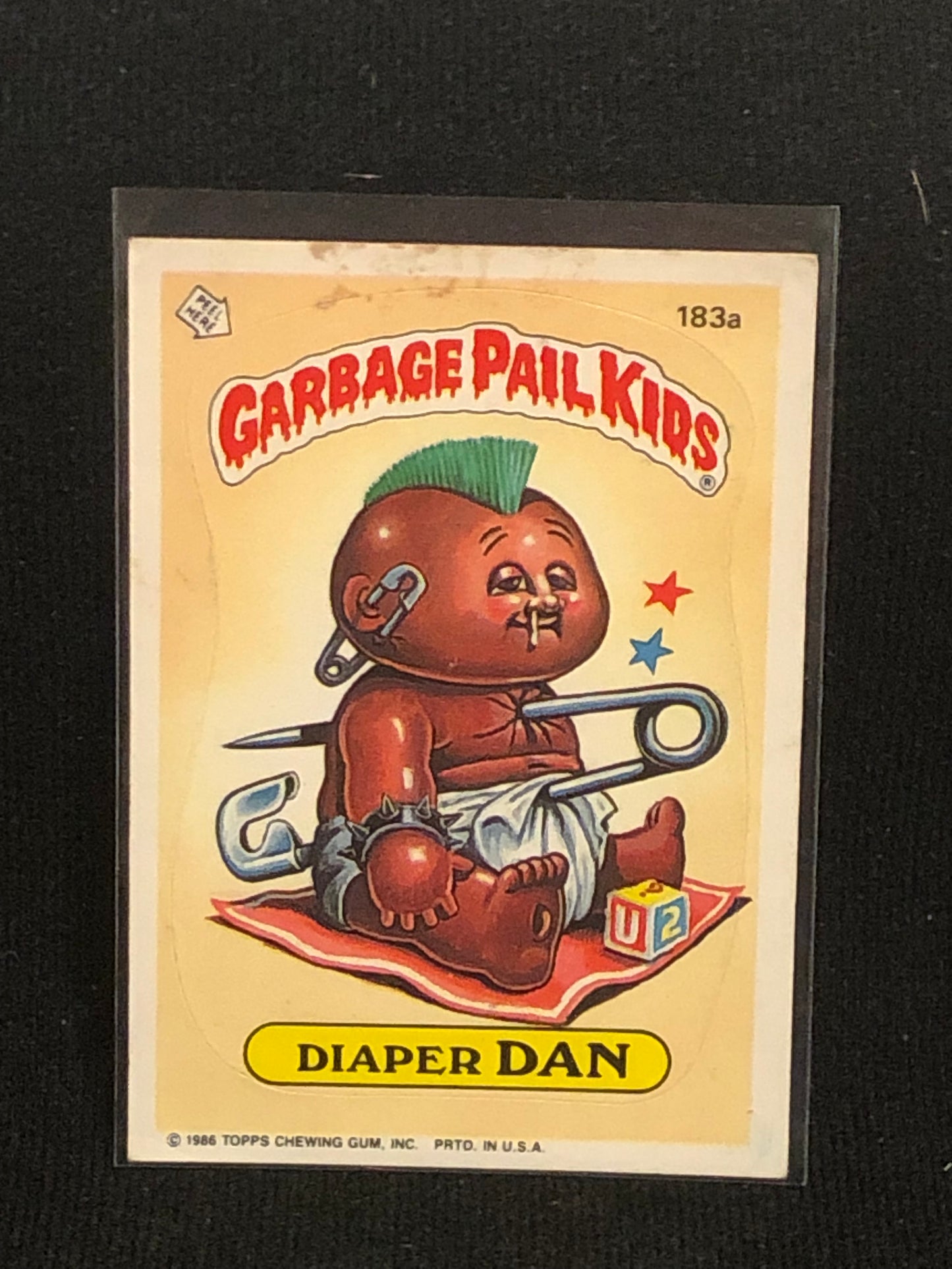 Garbage Pail Kids Original Series 5 (os5) 183a Diaper Dan