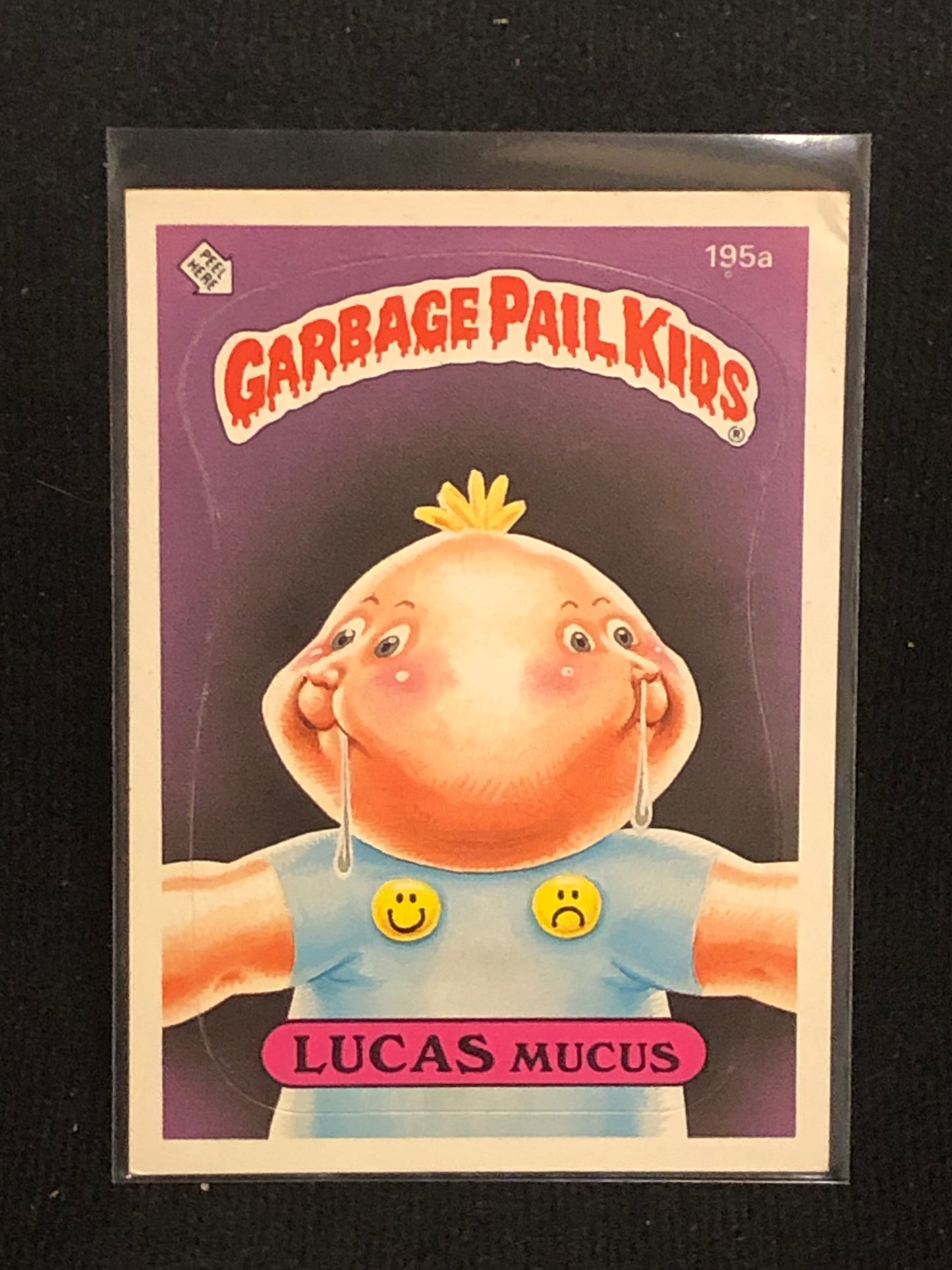 Garbage Pail Kids Original Series 5 (os5) 195a Lucas Mucus