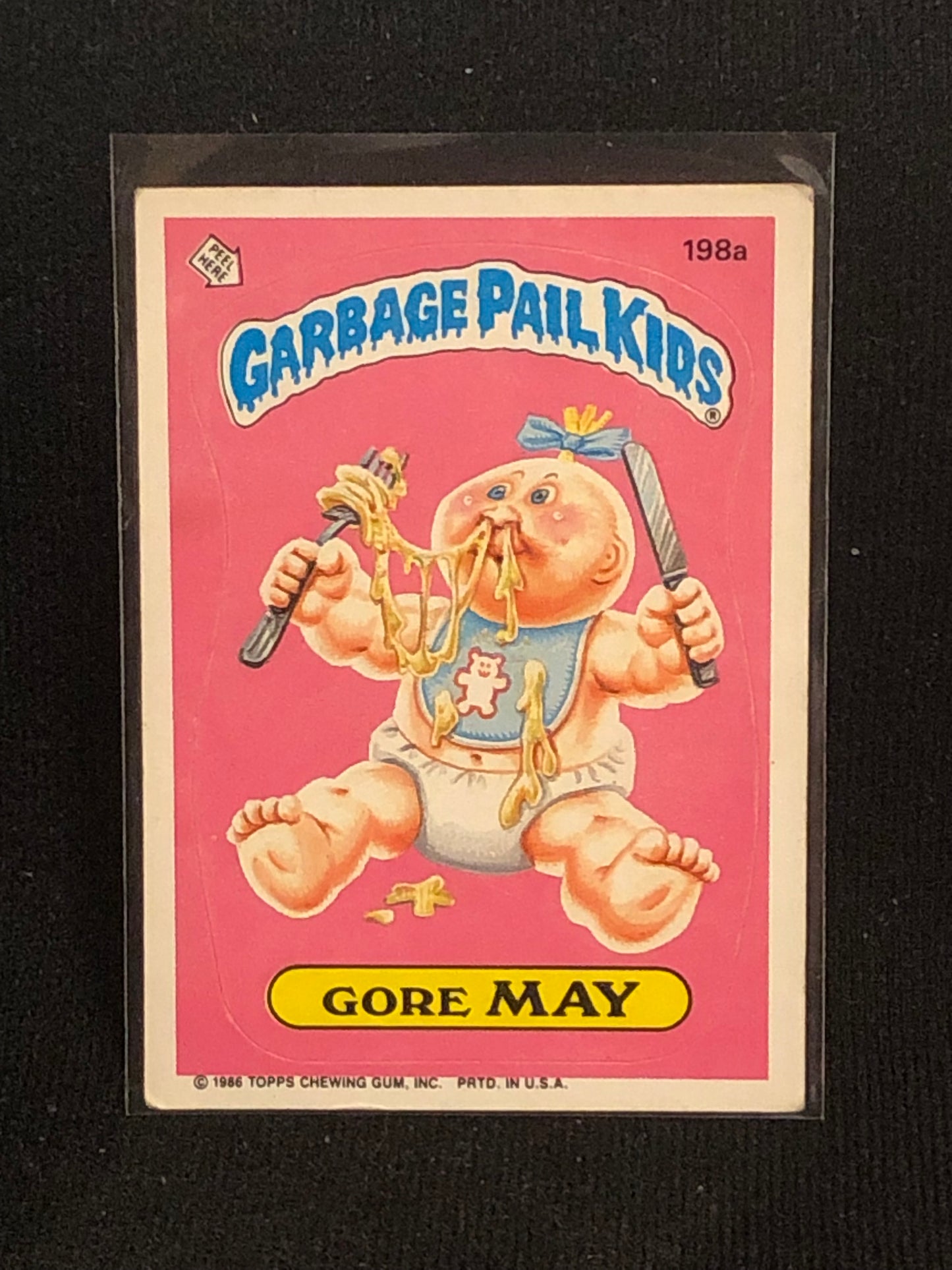 Garbage Pail Kids Original Series 5 (os5) 198a Gore May