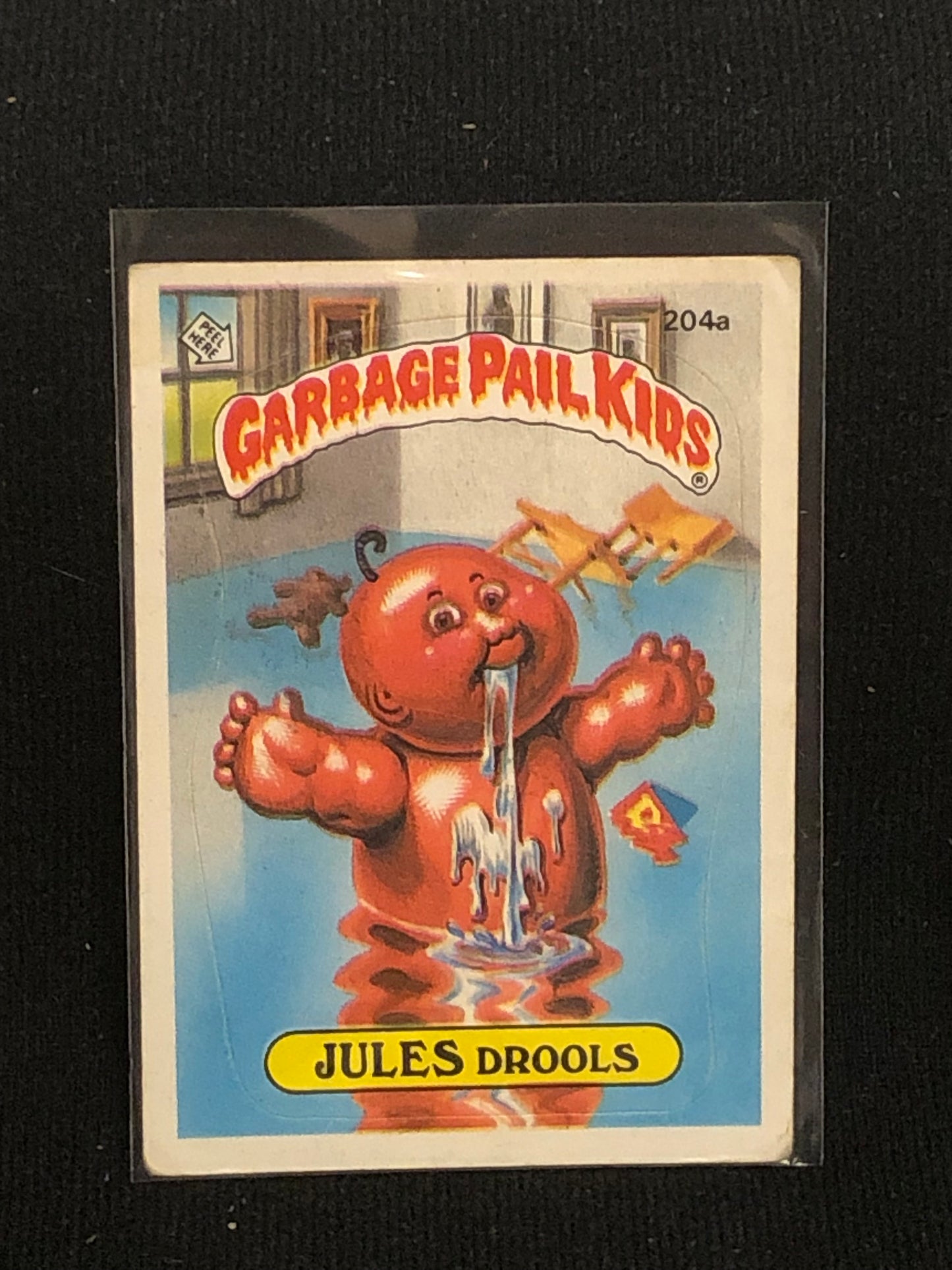 Garbage Pail Kids Original Series 5 (os5) 204a Jules Drools