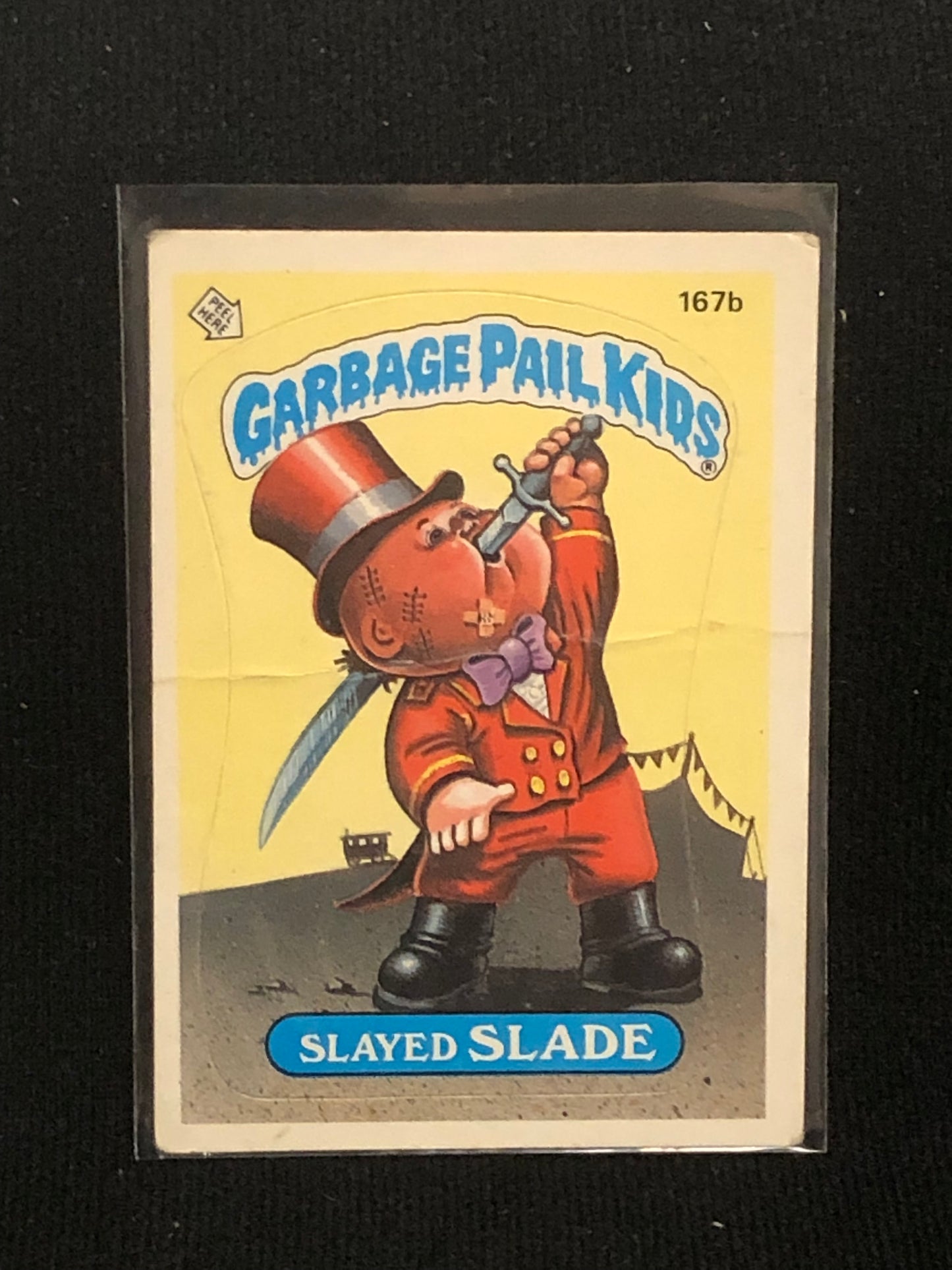 Garbage Pail Kids Original Series 5 (os5) 167b Slayed Slade