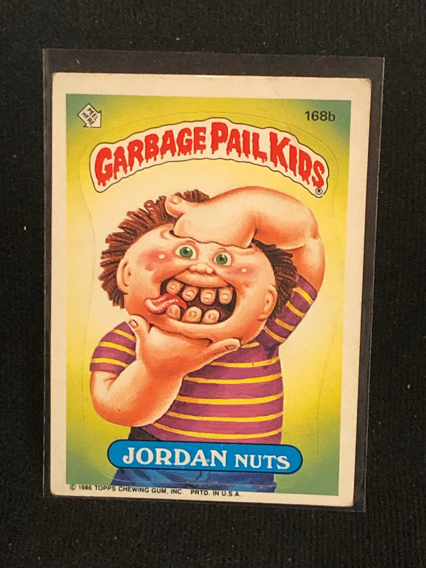 Garbage Pail Kids Original Series 5 (os5) 168b Jordan Nuts