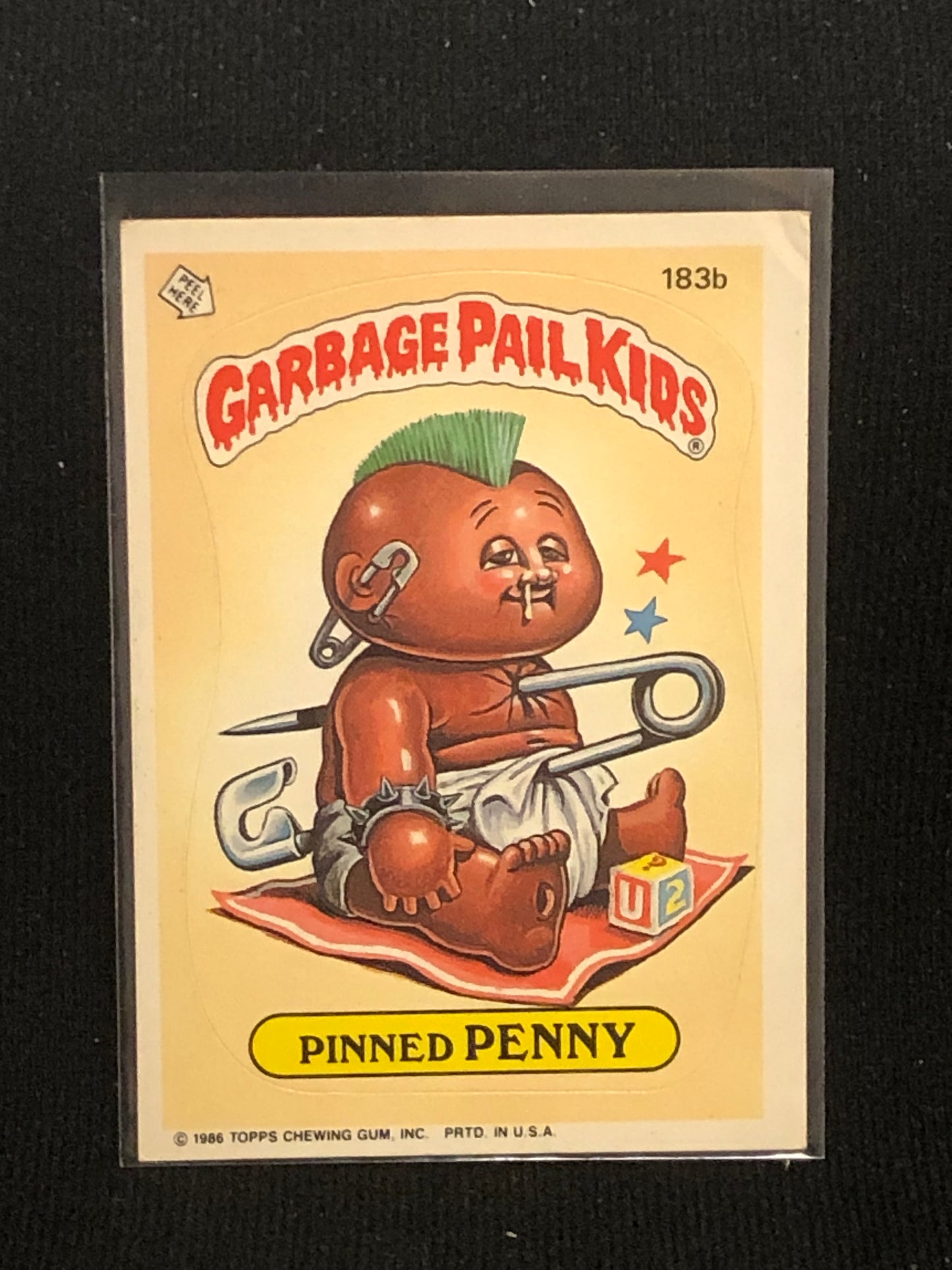 Garbage Pail Kids Original Series 5 (os5) 183b Pinned Penny