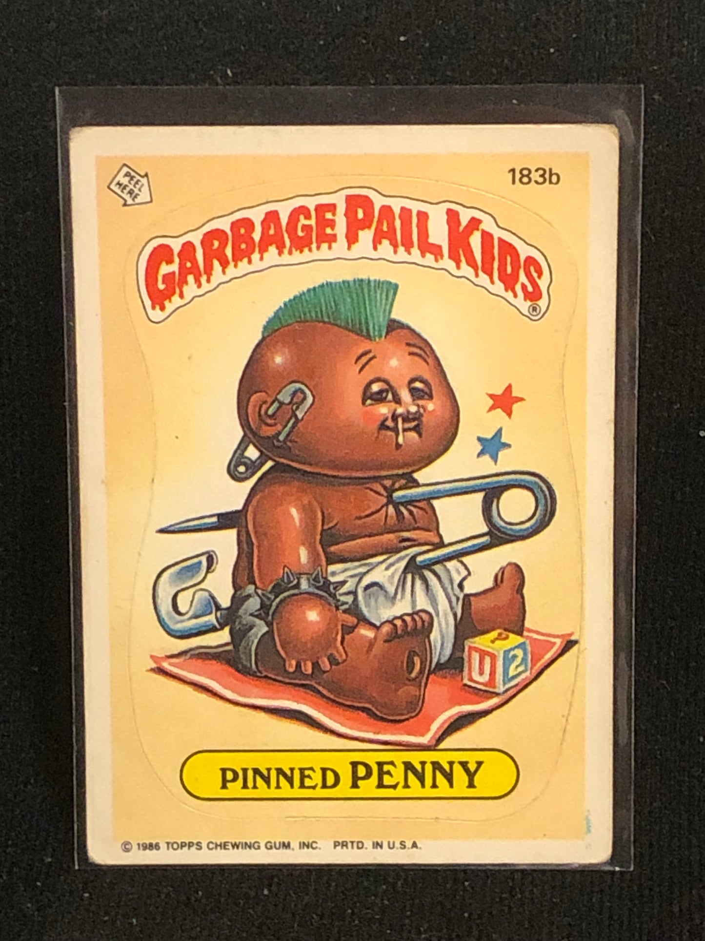 Garbage Pail Kids Original Series 5 (os5) 183b Pinned Penny